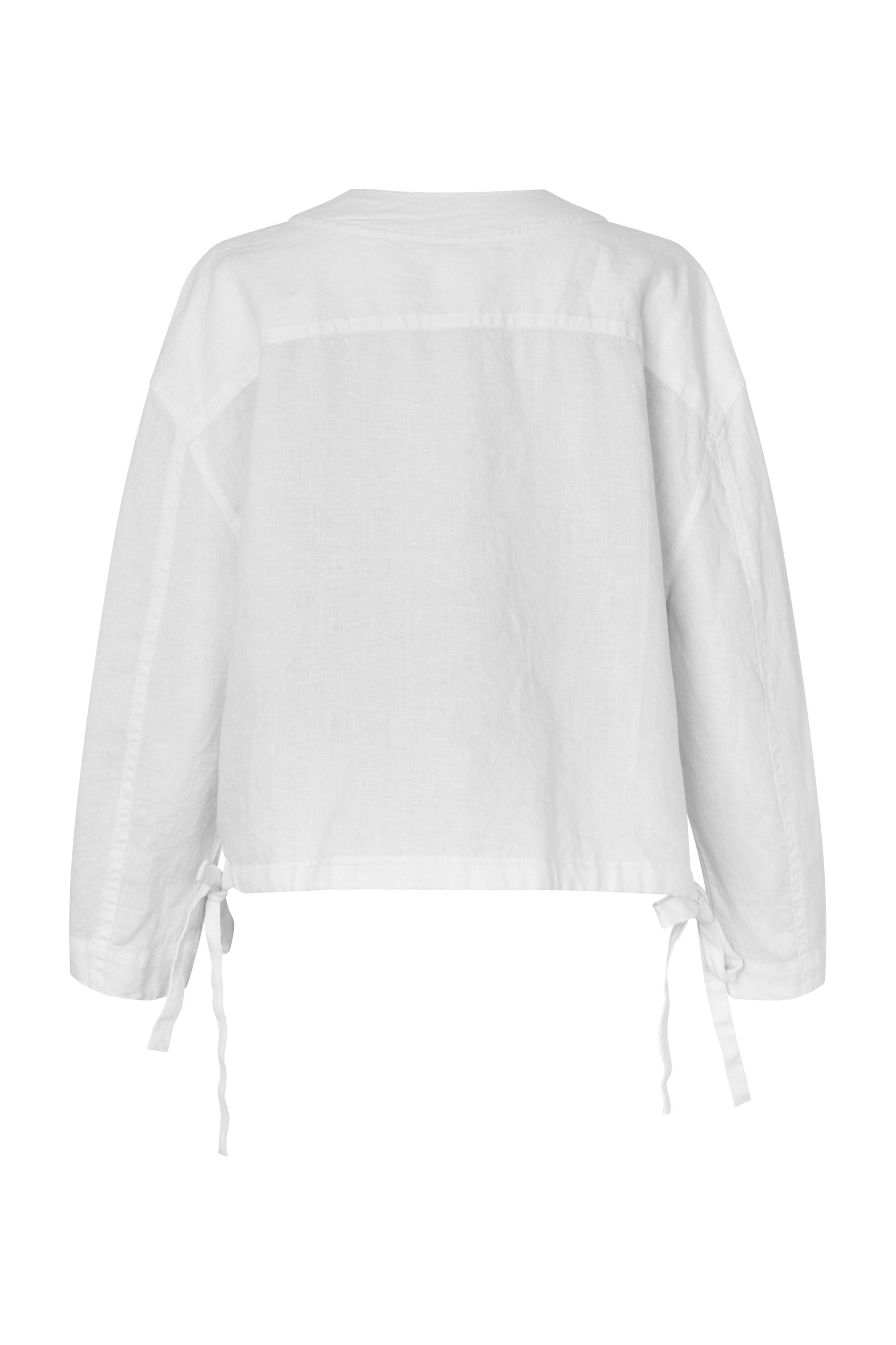 Masai Jynthera Loose Linen Jacket - White