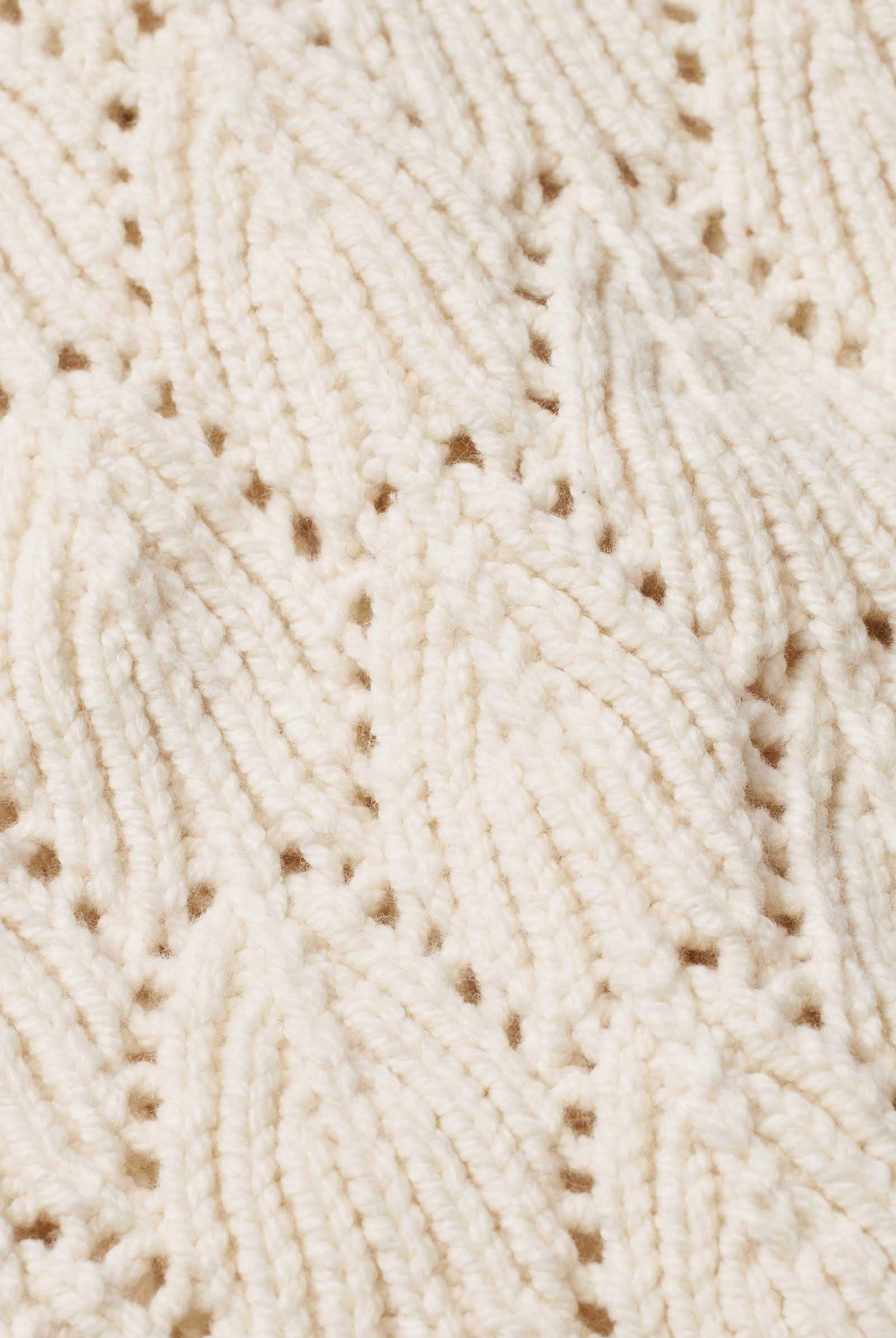 Masai Lexina Openwork Knit Cardigan - Whitecap