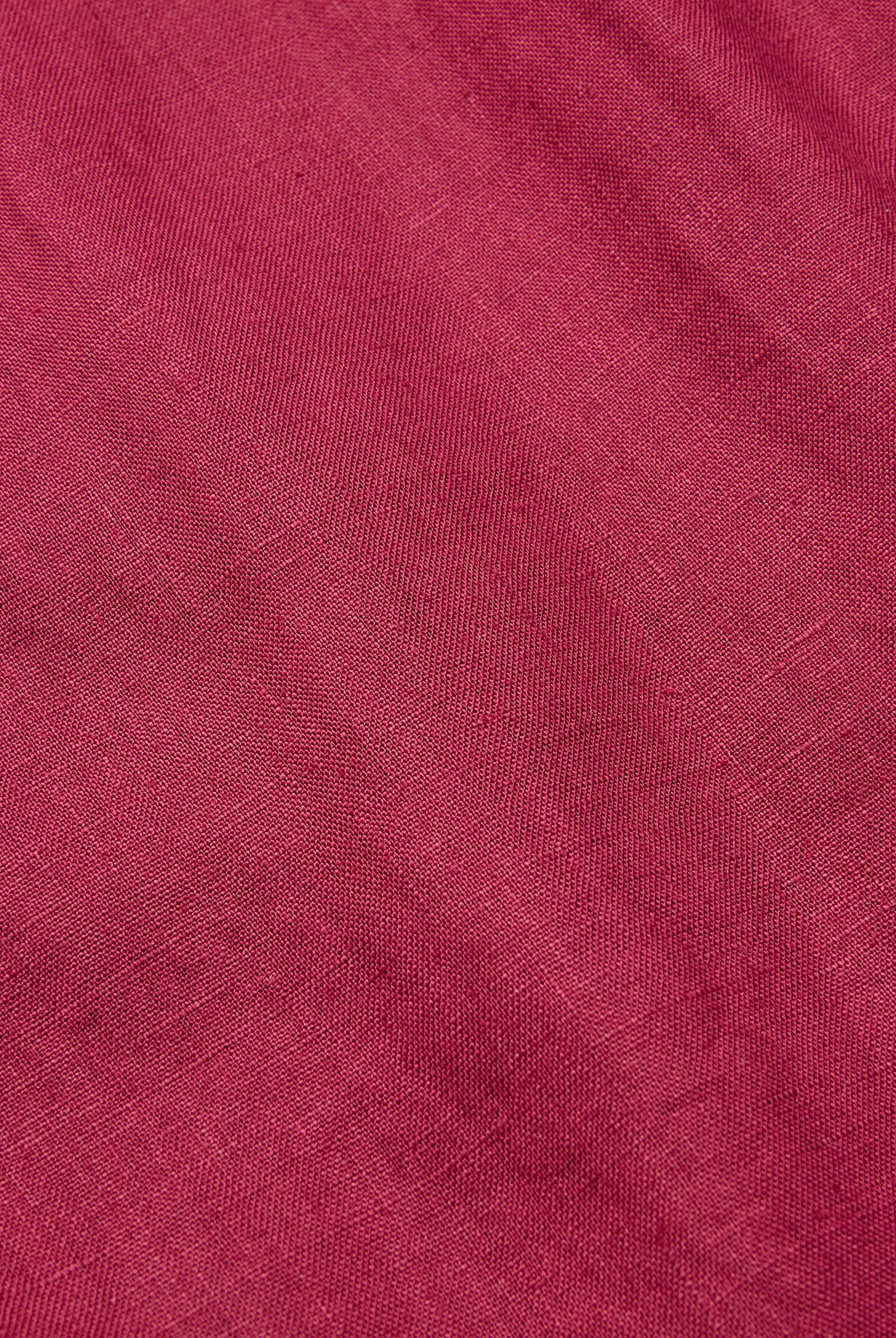 Masai Nalirae Tie Waist Linen Dress - Beet Red