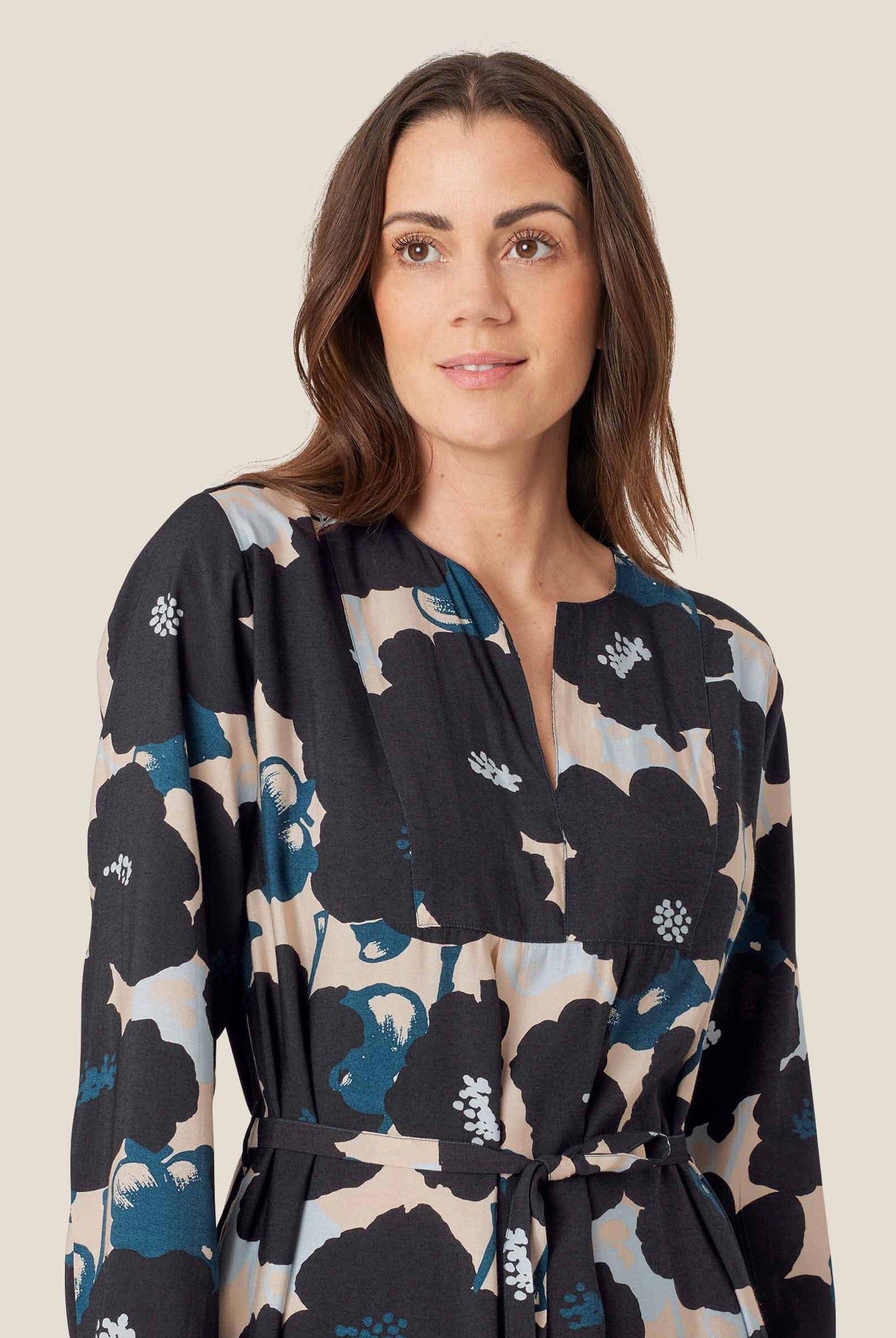 Masai Nishan Printed Dress - Moonlit Ocean