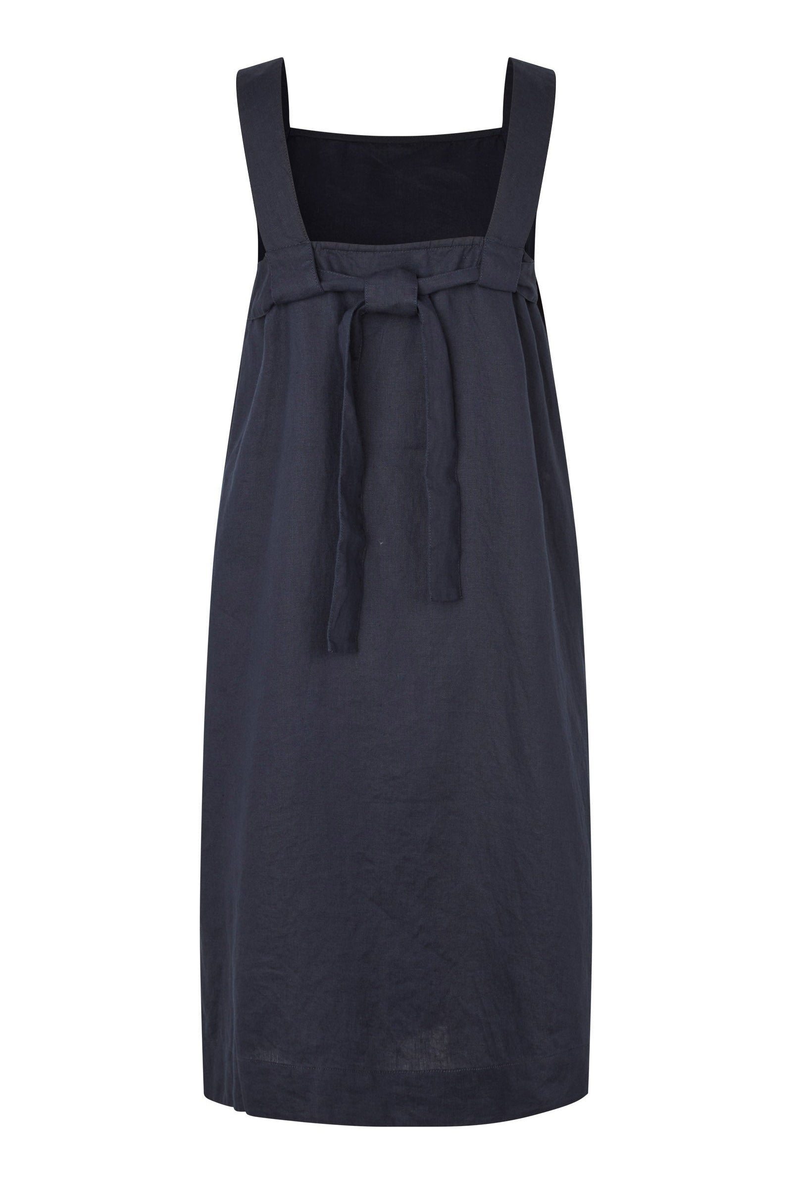 Masai Noriane Linen Sleeveless Dress - Navy