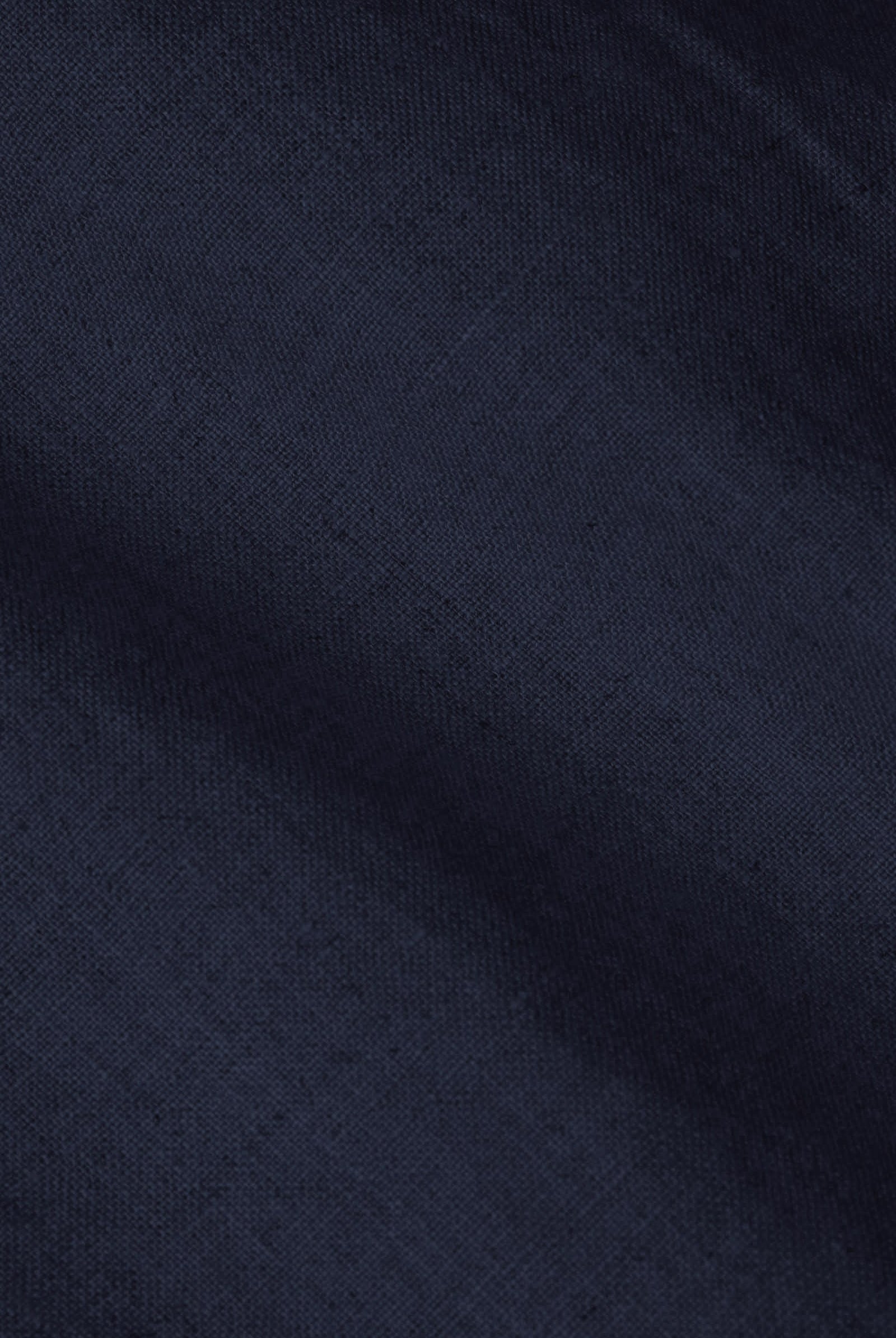 Masai Pallas Elasticated Waist Cropped Linen Trousers - Navy