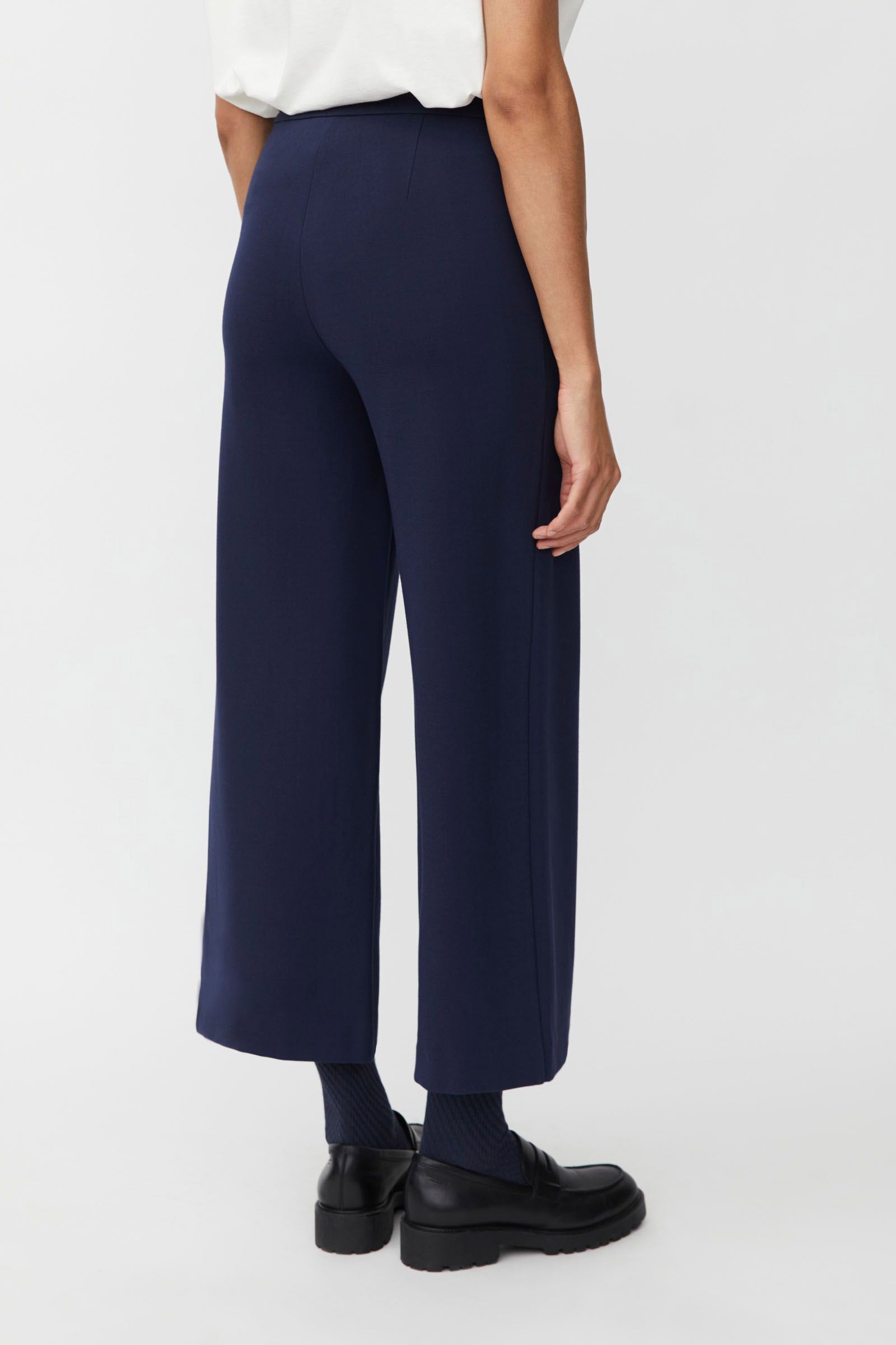 Masai Paxora Jersey Trousers - Navy Blazer