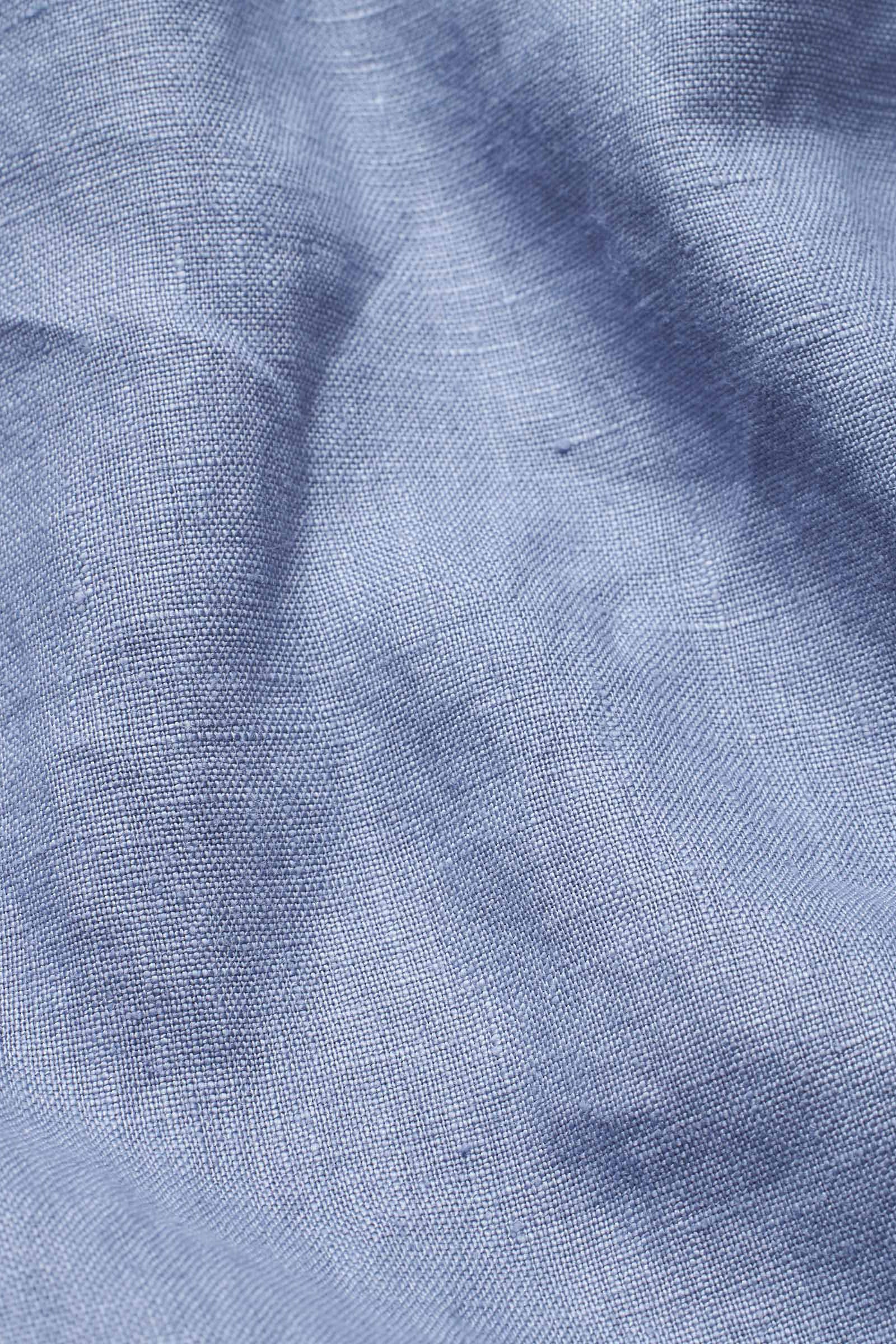 Masai Penna Linen Elastic Waist Cropped Trousers - Stonewash