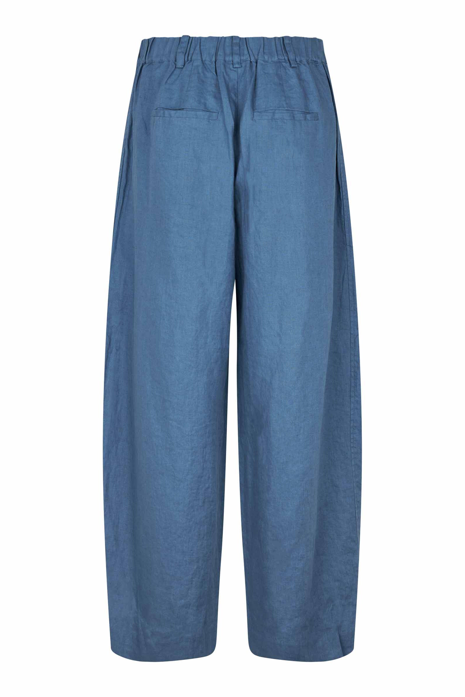 Masai Punna Straight Leg Trousers - Ensign Blue