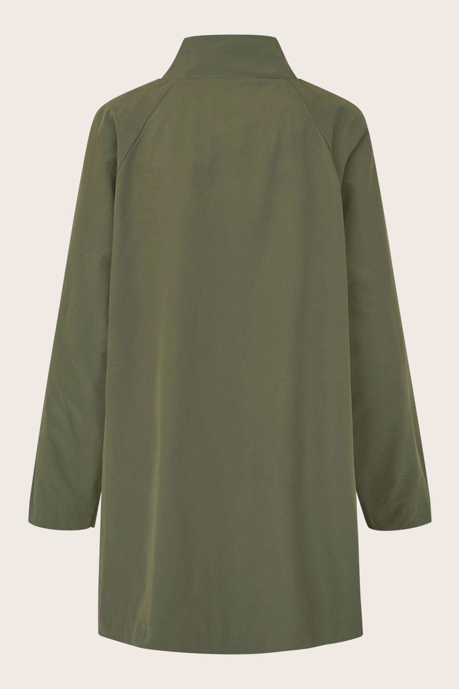 Masai Teresa Cotton Blend Coat - Dark Lichen Green
