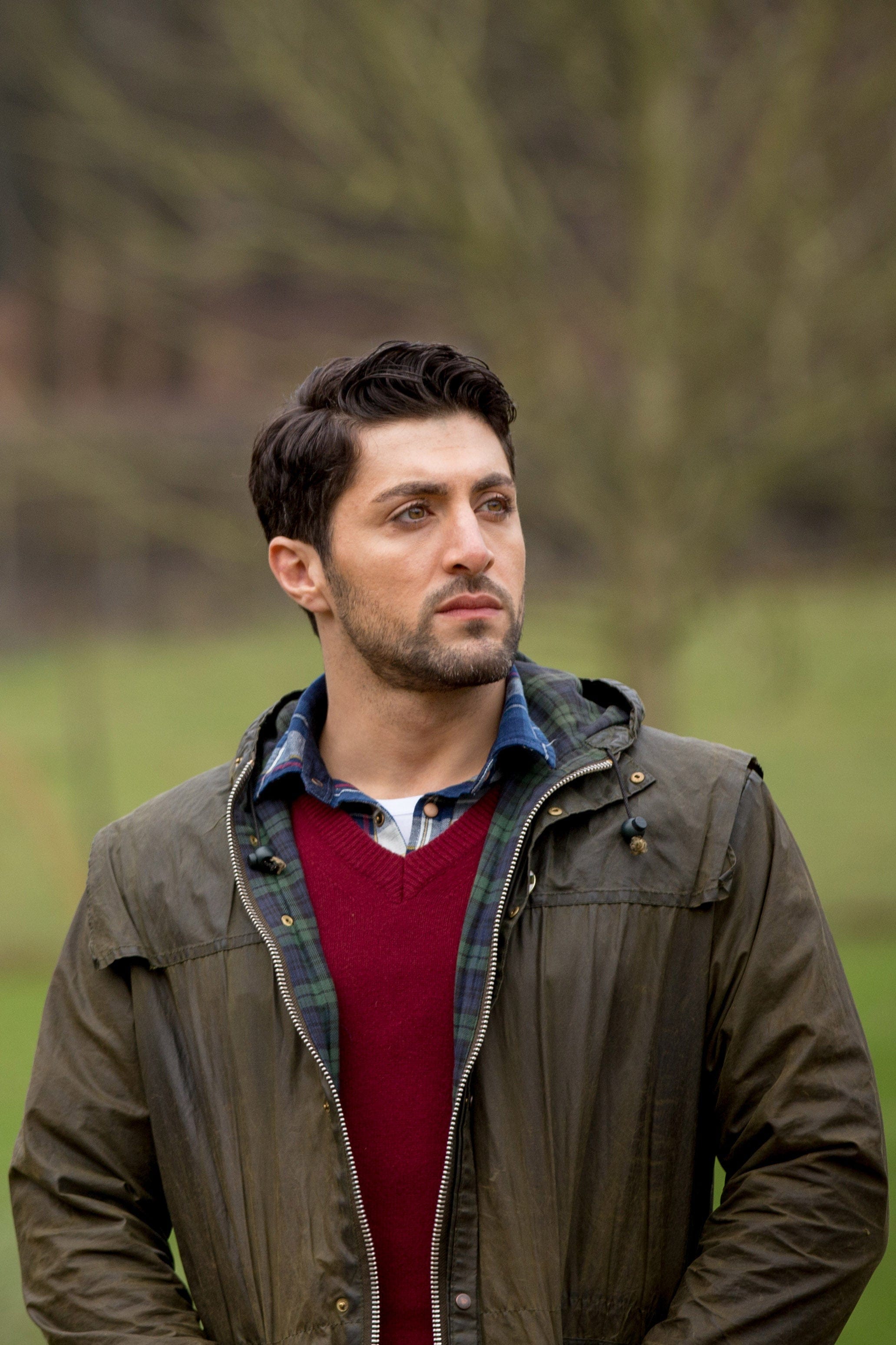 Massoti Lambswool Crew Neck Jumper - Burgundy