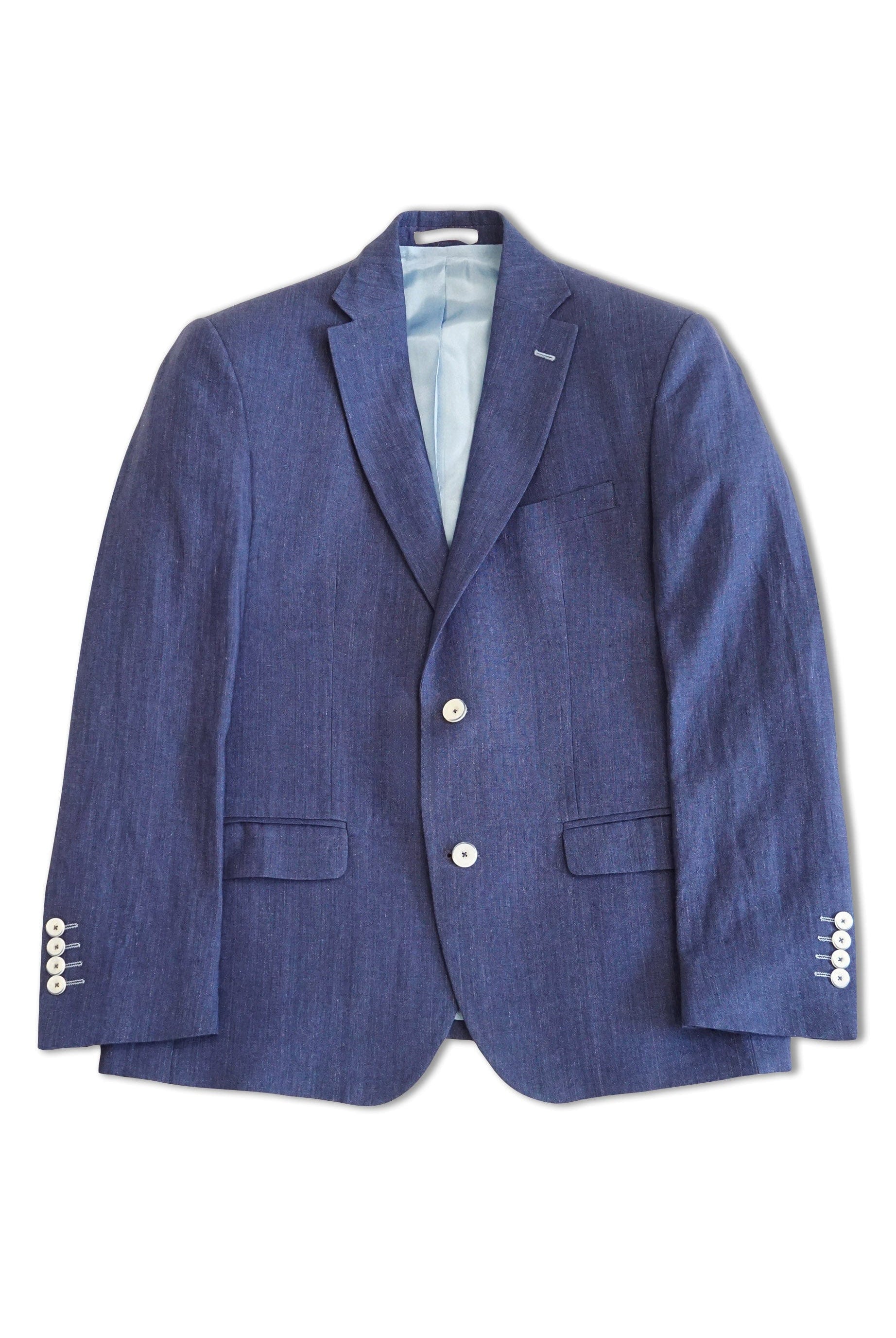 Mazzelli Jack Linen Jacket - Blue