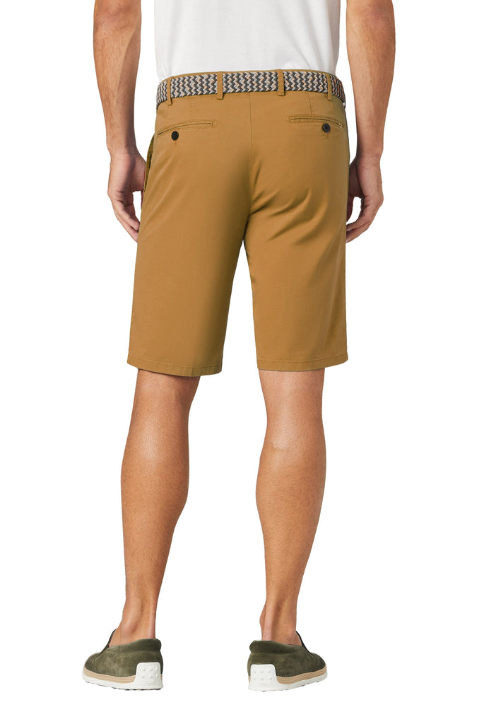 Meyer B-Palma Cotton Stretch Chino Shorts - Cinnamon