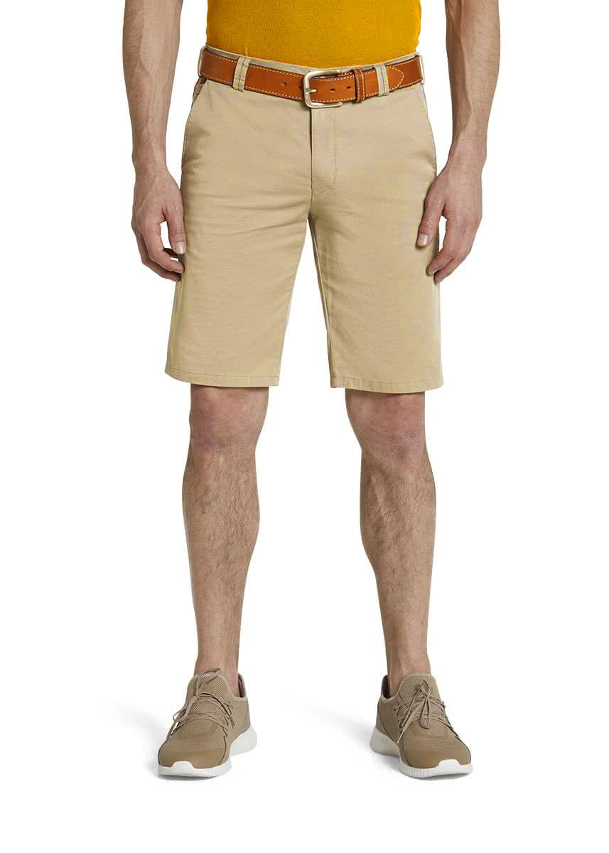 Meyer B-Palma Cotton Stretch Shorts - Beige