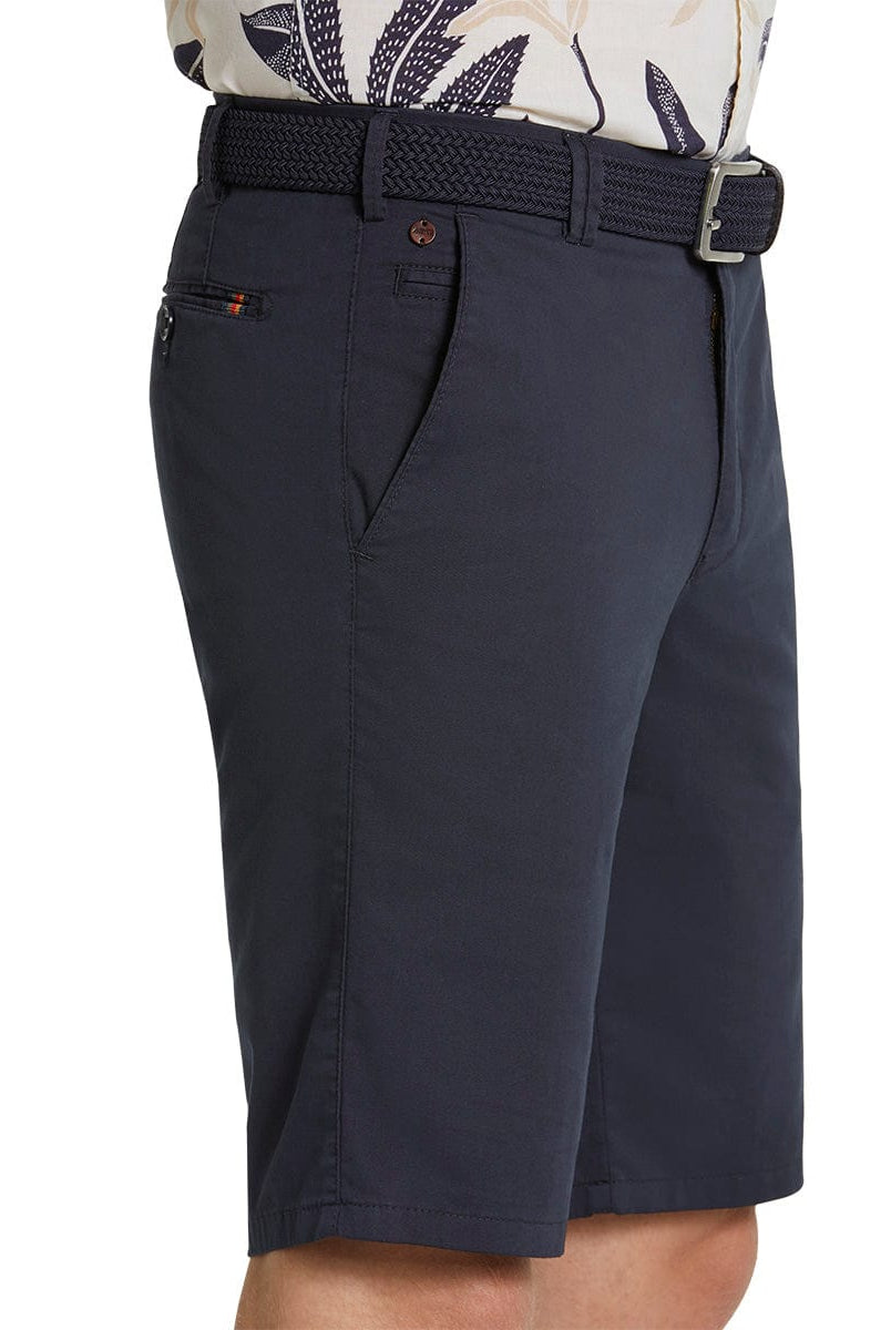 Meyer B-Palma Cotton Stretch Shorts - Navy