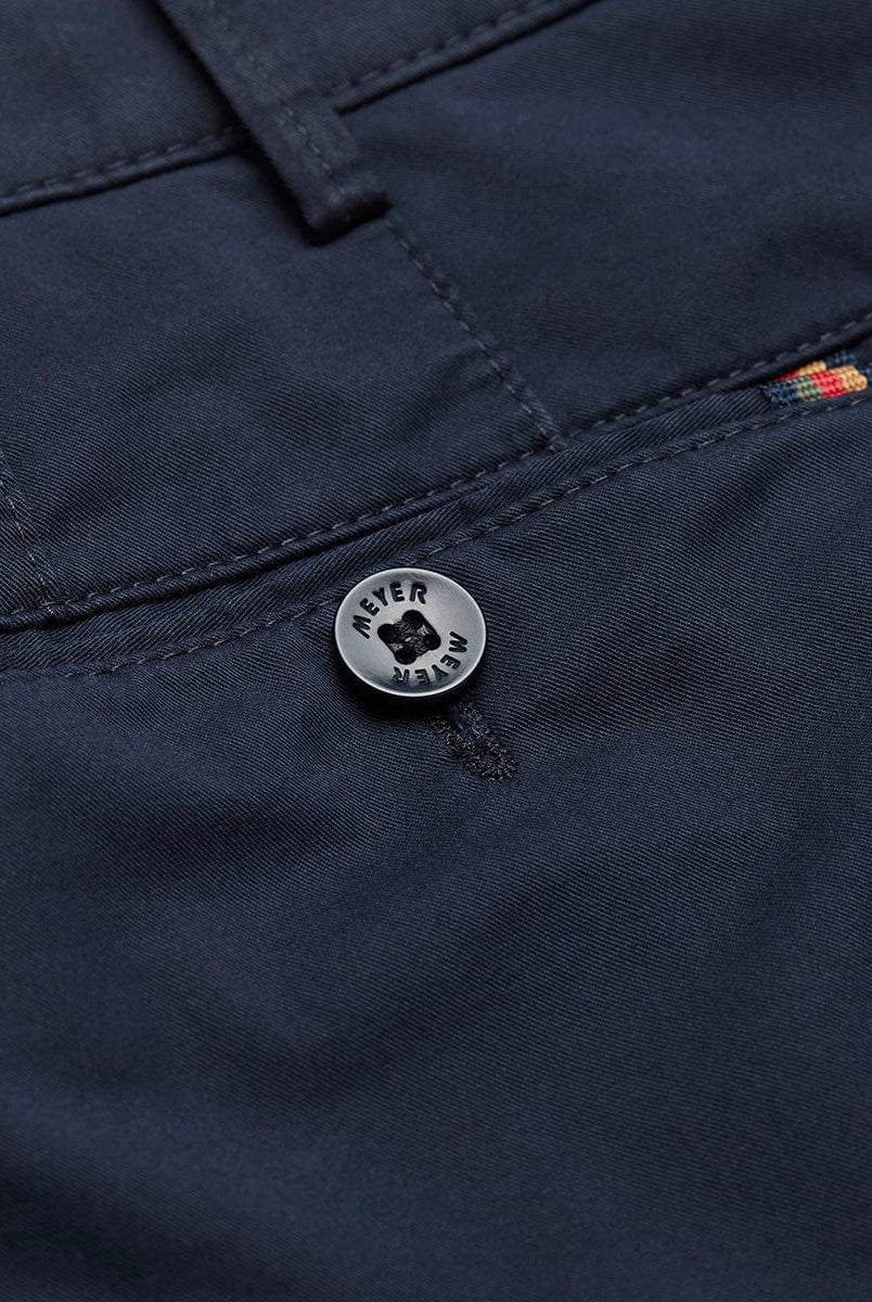 Meyer B-Palma Cotton Stretch Shorts - Navy