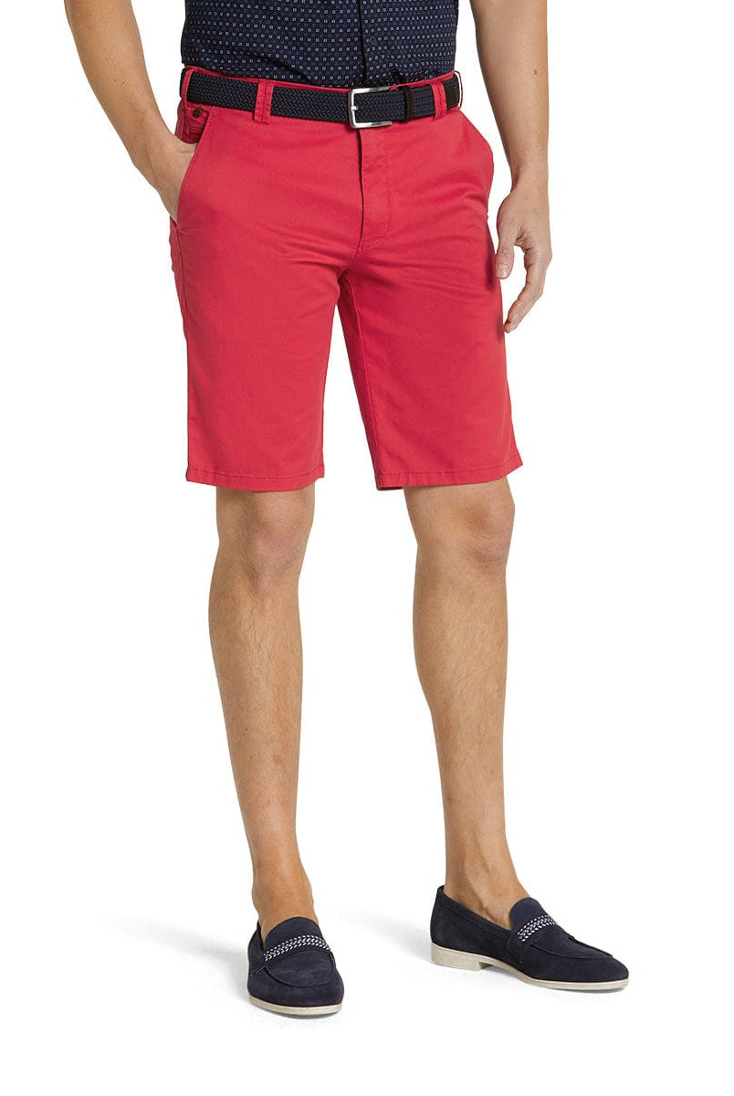 Meyer B-Palma Cotton Stretch Shorts - Red