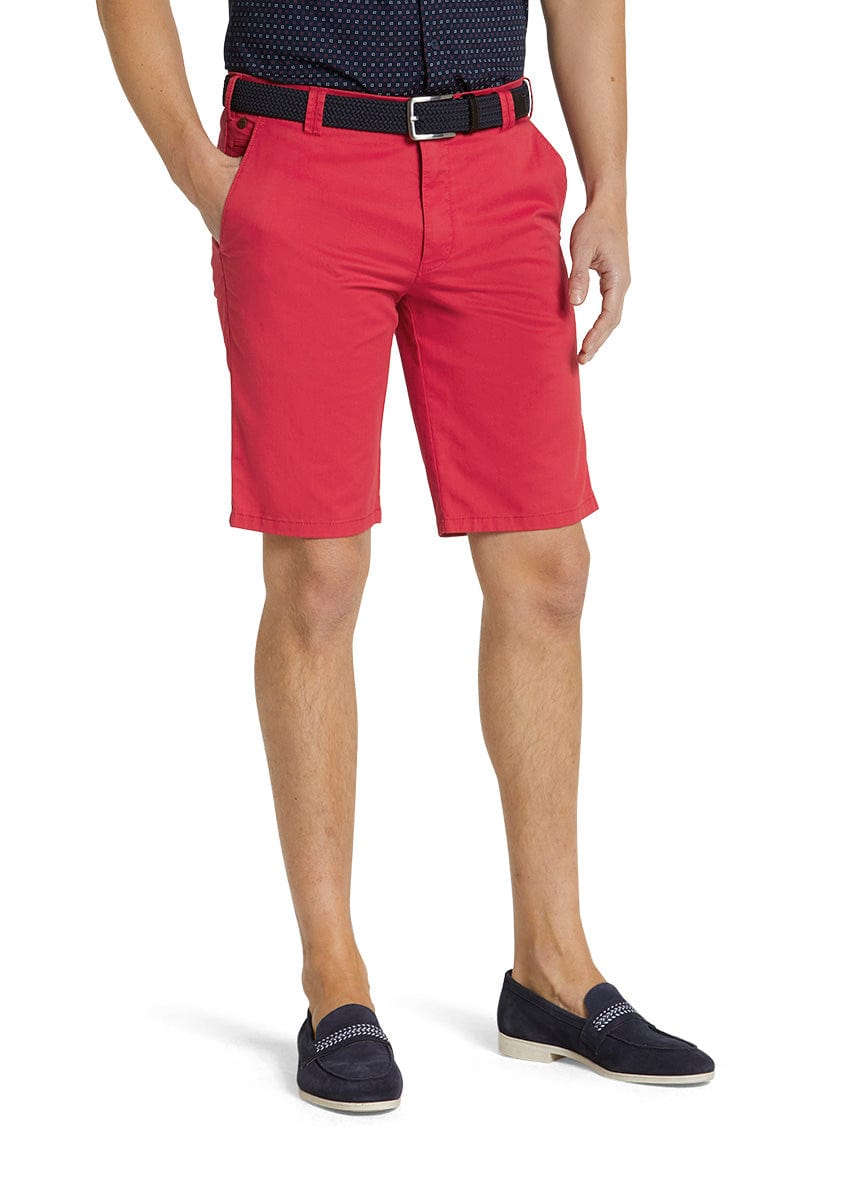 Meyer B-Palma Cotton Stretch Shorts - Red