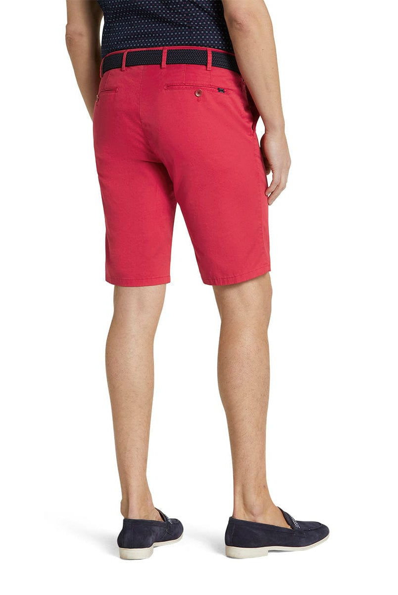 Meyer B-Palma Cotton Stretch Shorts - Red