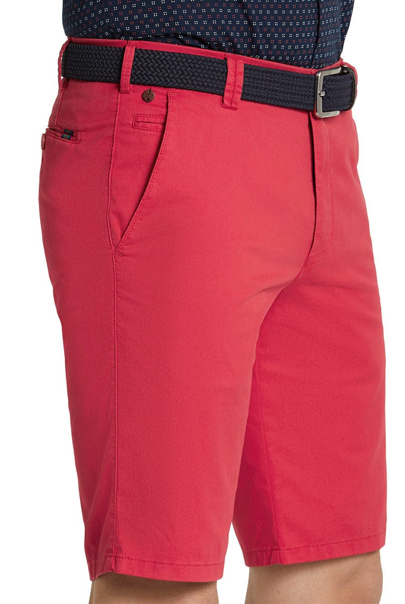 Meyer B-Palma Cotton Stretch Shorts - Red