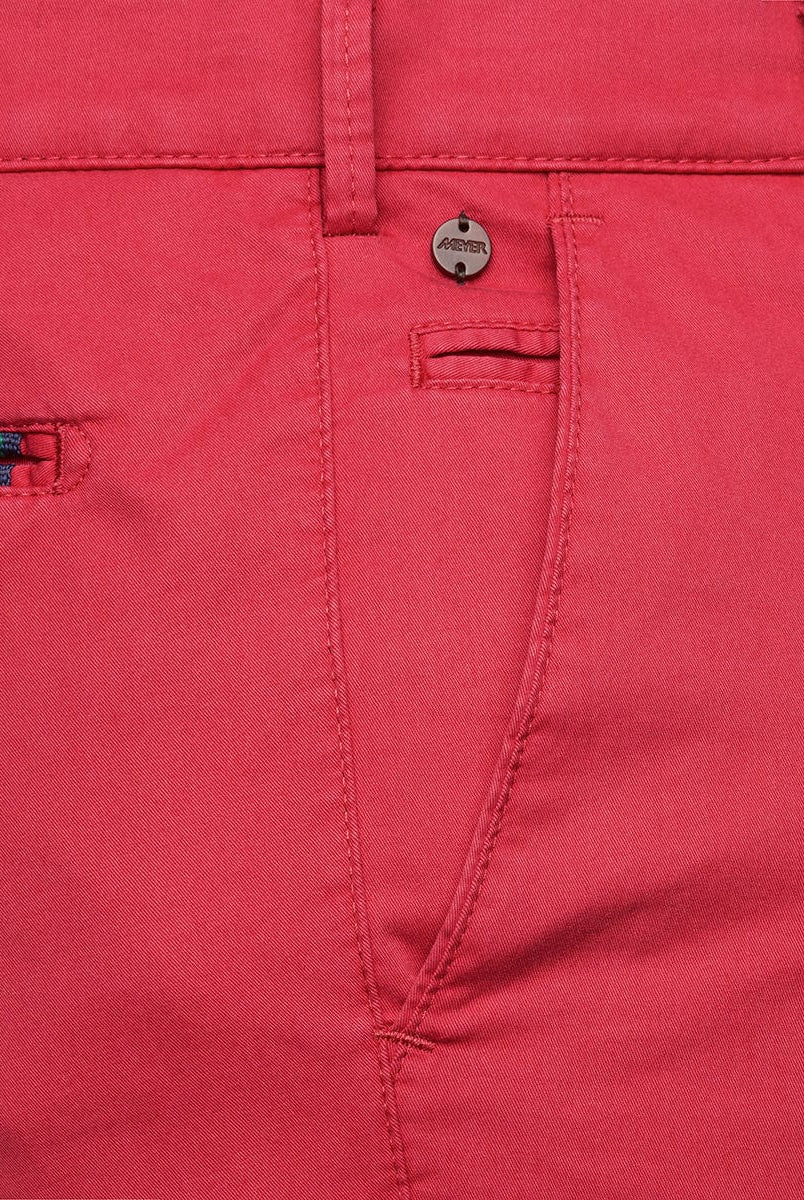 Meyer B-Palma Cotton Stretch Shorts - Red