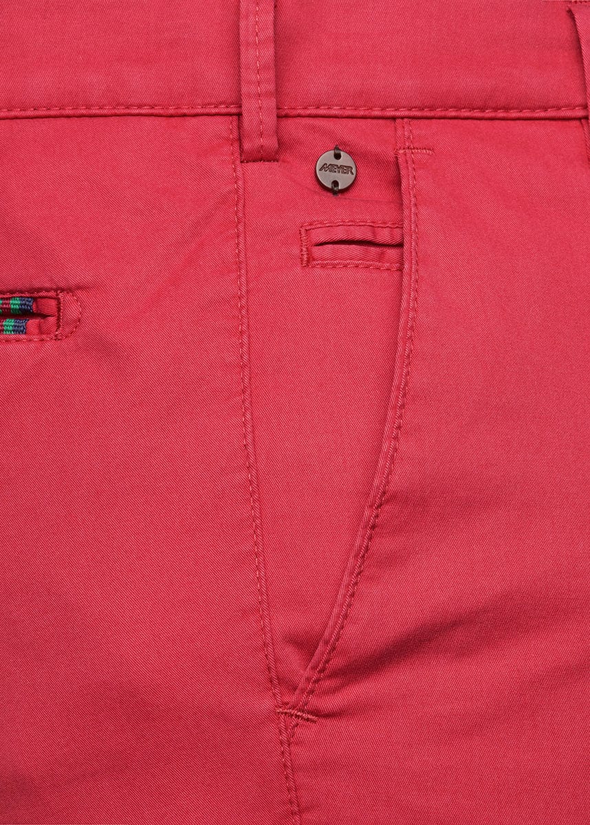 Meyer B-Palma Cotton Stretch Shorts - Red