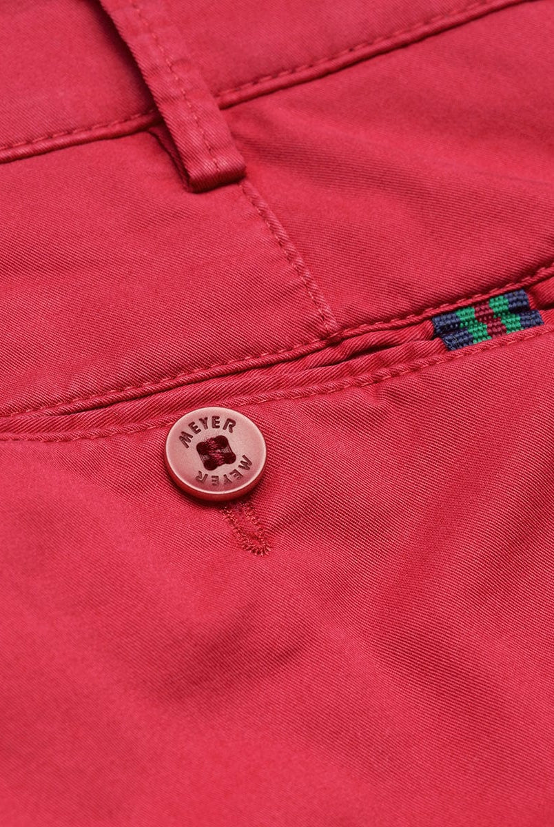Meyer B-Palma Cotton Stretch Shorts - Red