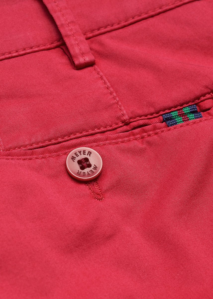 Meyer B-Palma Cotton Stretch Shorts - Red