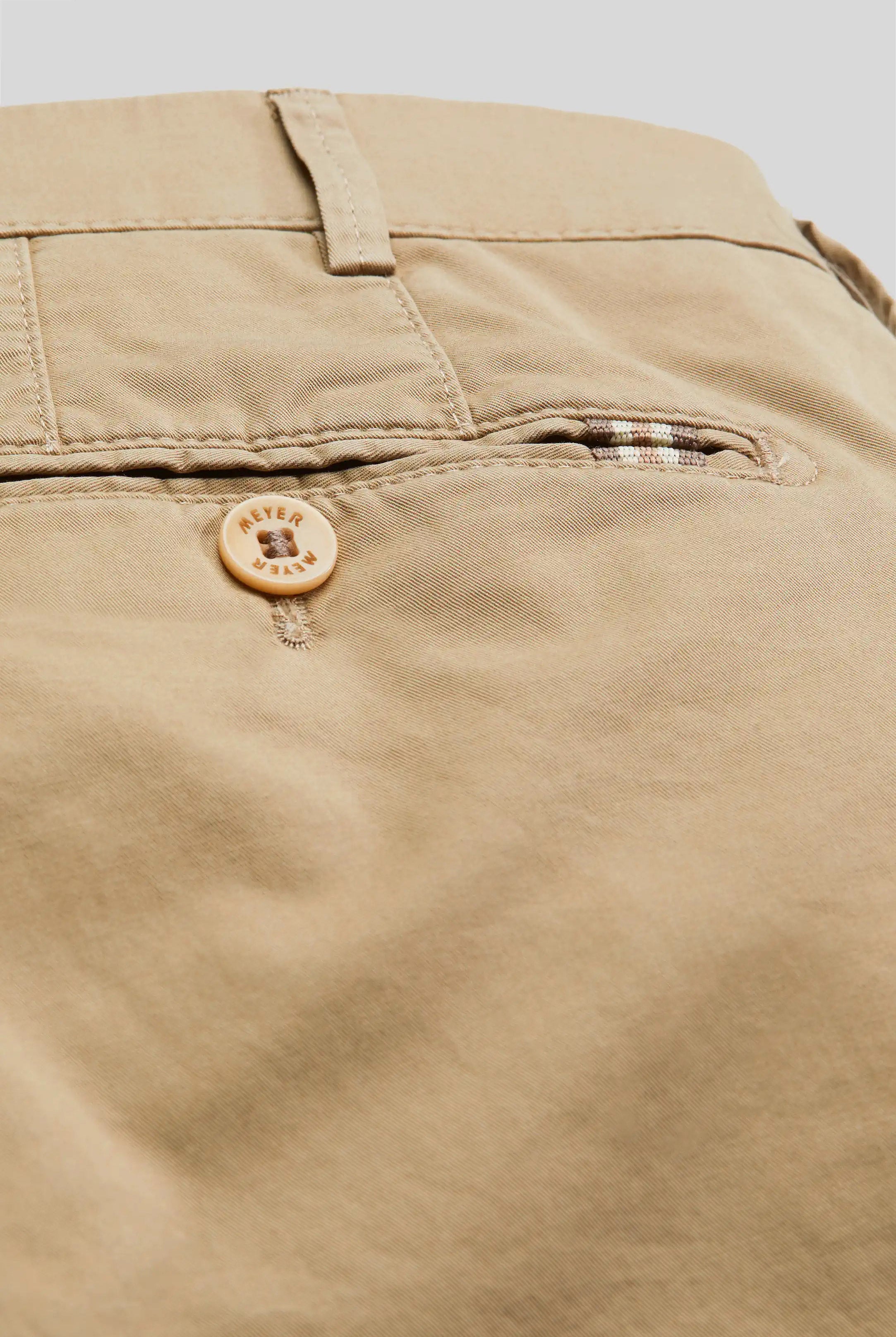 Meyer B-Palma Cotton Stretch Shorts - Stone