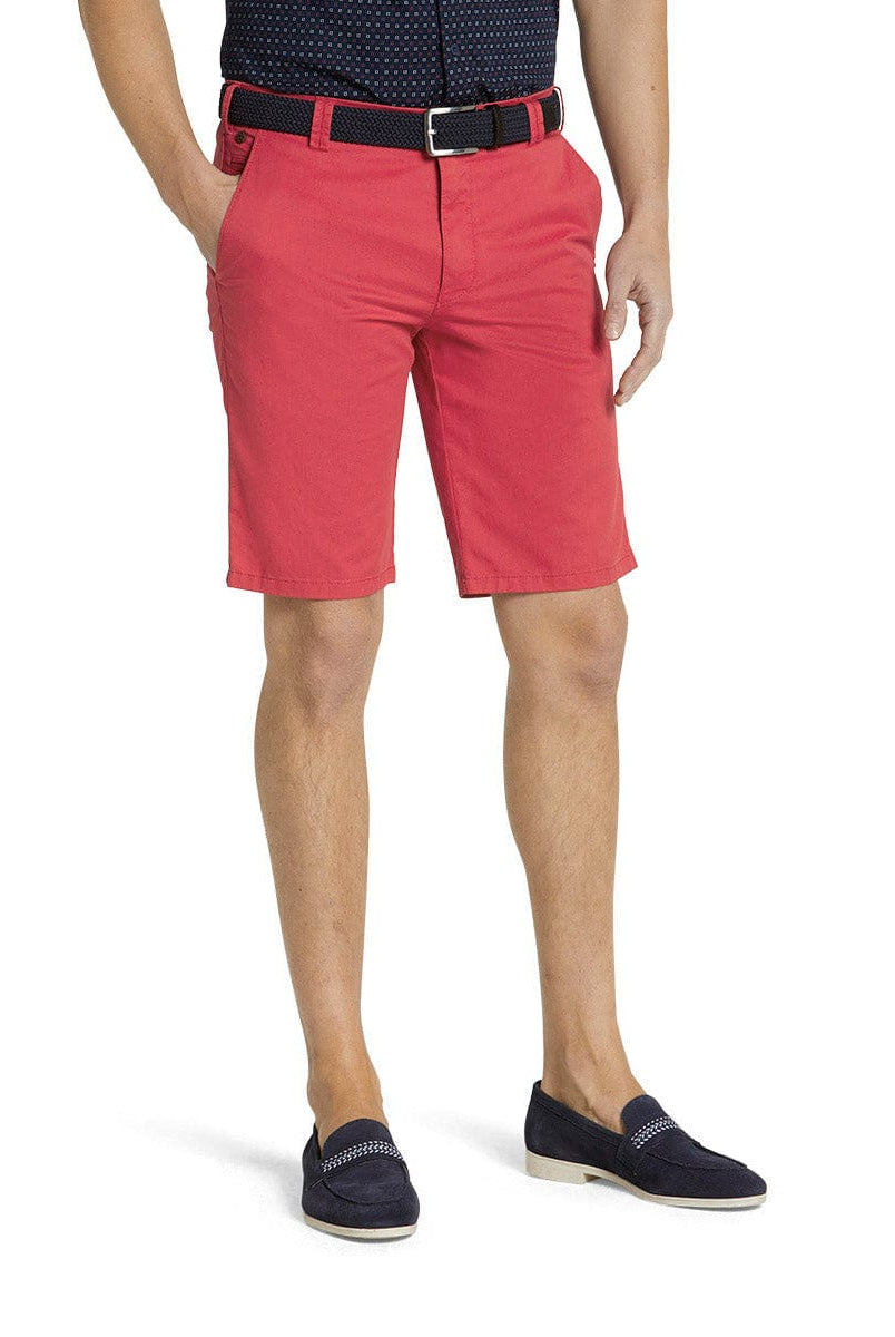 Meyer B-Palma Cotton Stretch Shorts - Washed Red