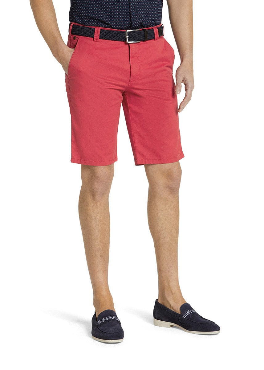 Meyer B-Palma Cotton Stretch Shorts - Washed Red