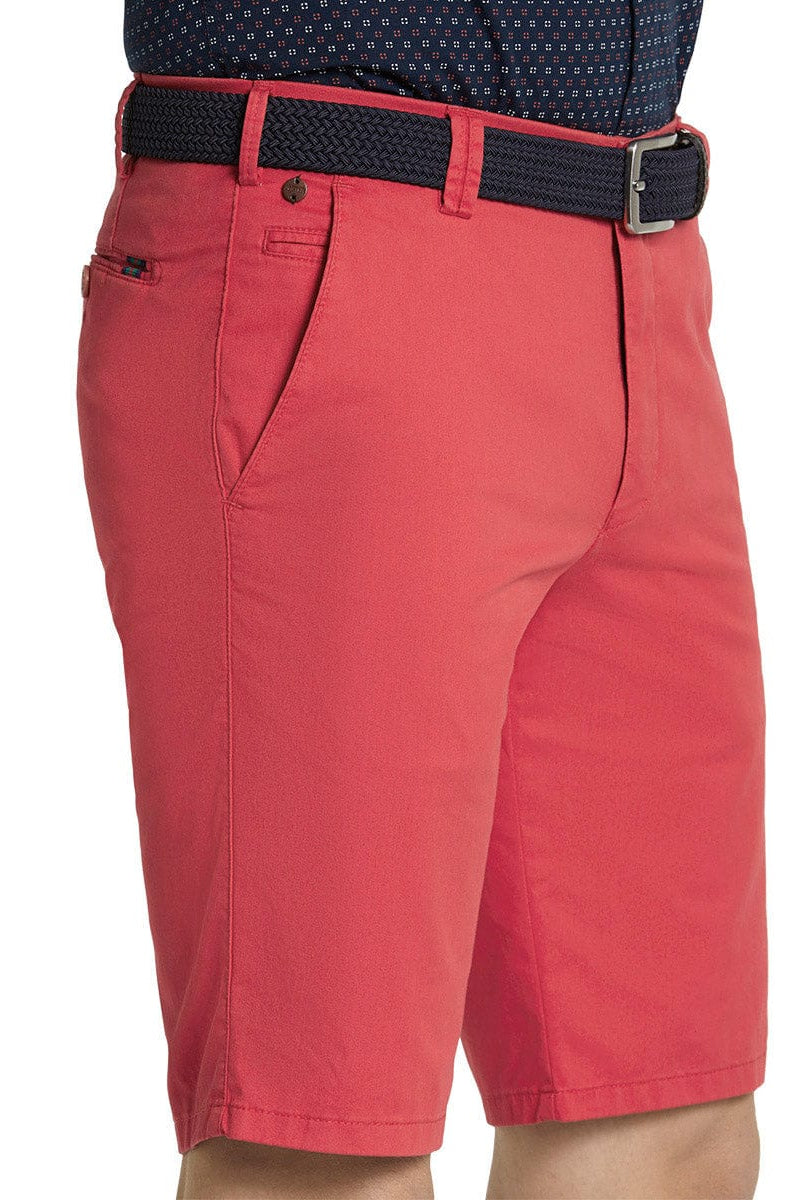 Meyer B-Palma Cotton Stretch Shorts - Washed Red