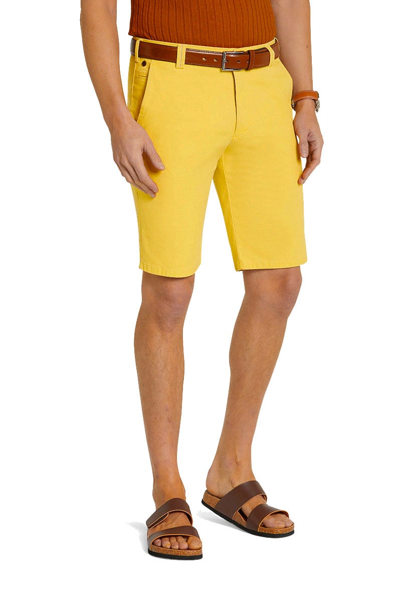 Meyer B-Palma Organic Cotton Stretch Shorts - Canary Yellow