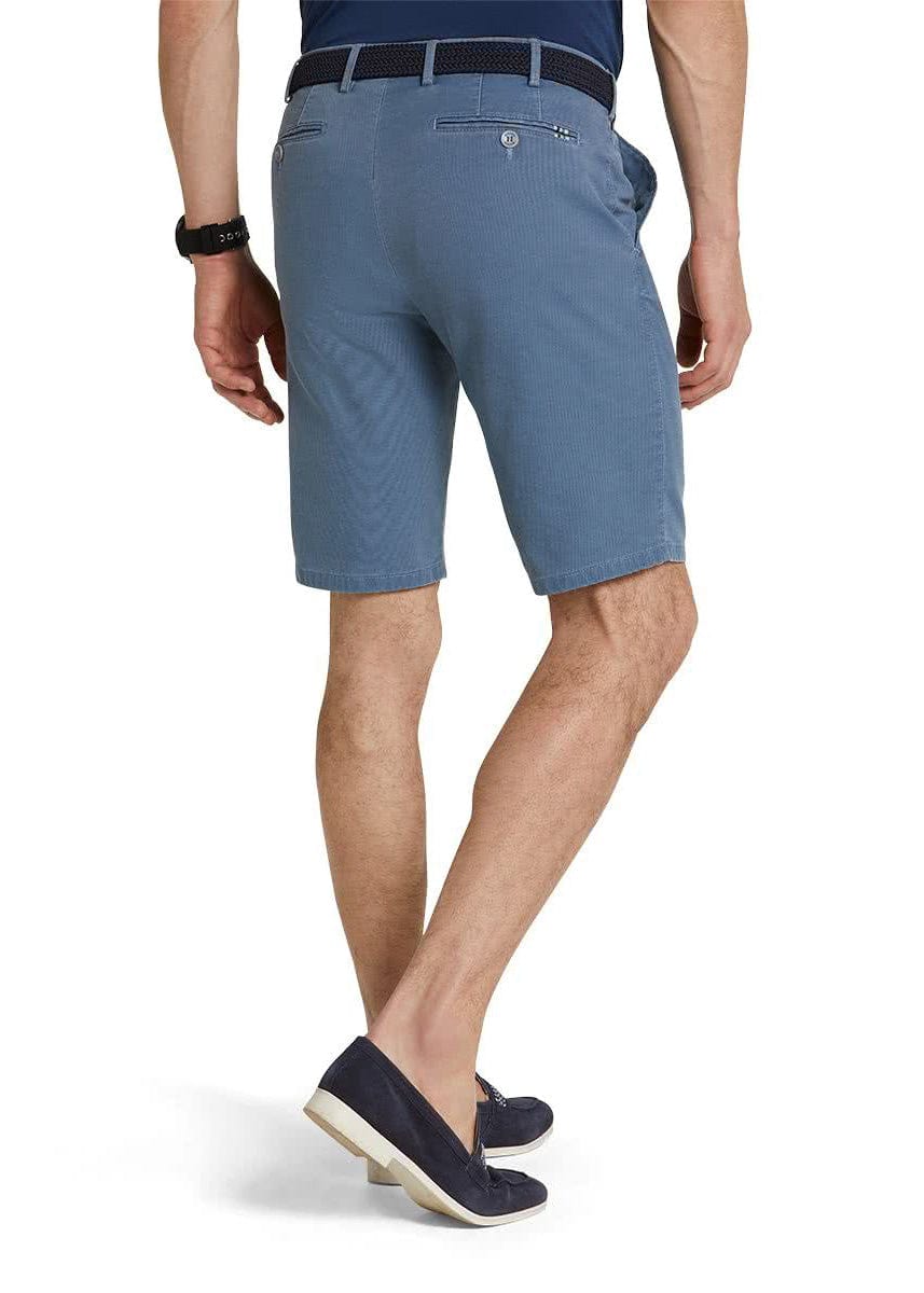 Meyer B-Palma Sun-Dyed Canvas Shorts - Soft Blue