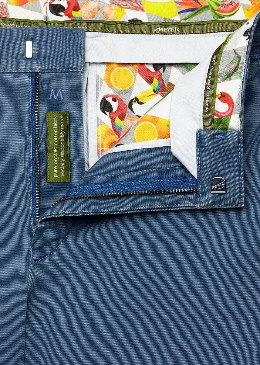 Meyer B-Palma Sun-Dyed Canvas Shorts - Soft Blue