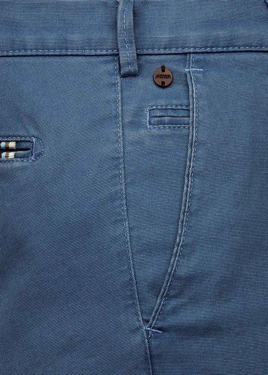 Meyer B-Palma Sun-Dyed Canvas Shorts - Soft Blue