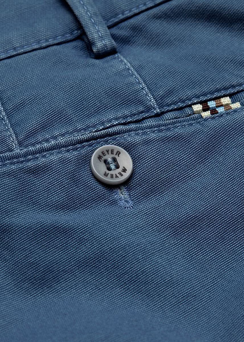 Meyer B-Palma Sun-Dyed Canvas Shorts - Soft Blue