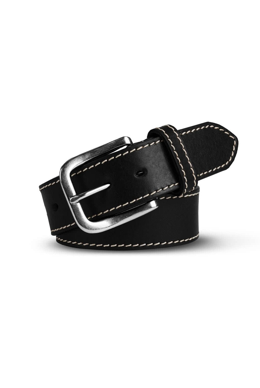 Meyer Casual Leather Jeans Belt - Black