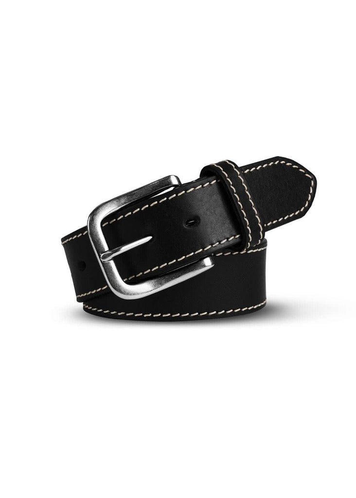 Meyer Casual Leather Jeans Belt - Black