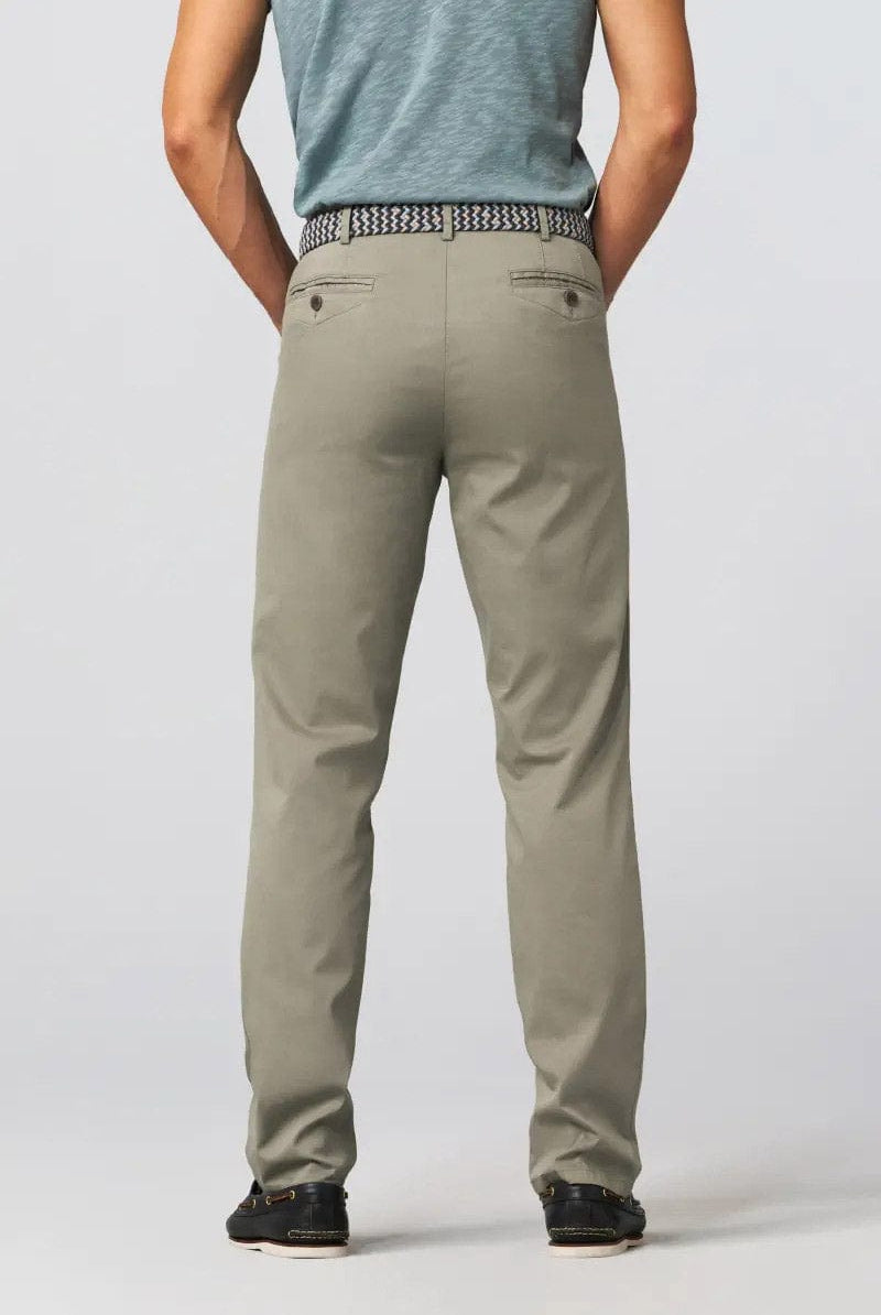 Meyer Chicago Fine Cotton Stretch Chinos - Sage