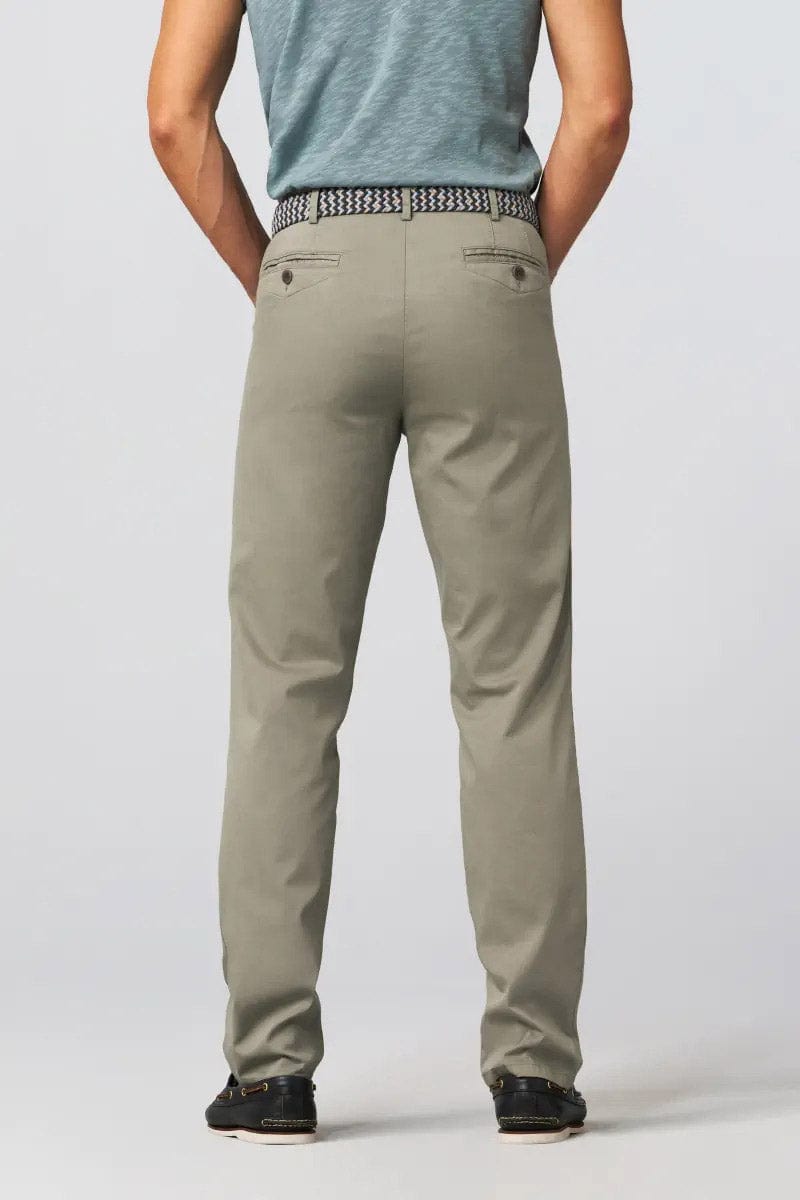 Meyer Chicago Fine Cotton Stretch Chinos - Sage