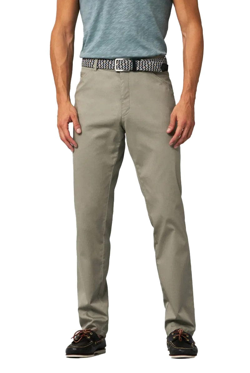 Meyer Chicago Fine Cotton Stretch Chinos - Sage