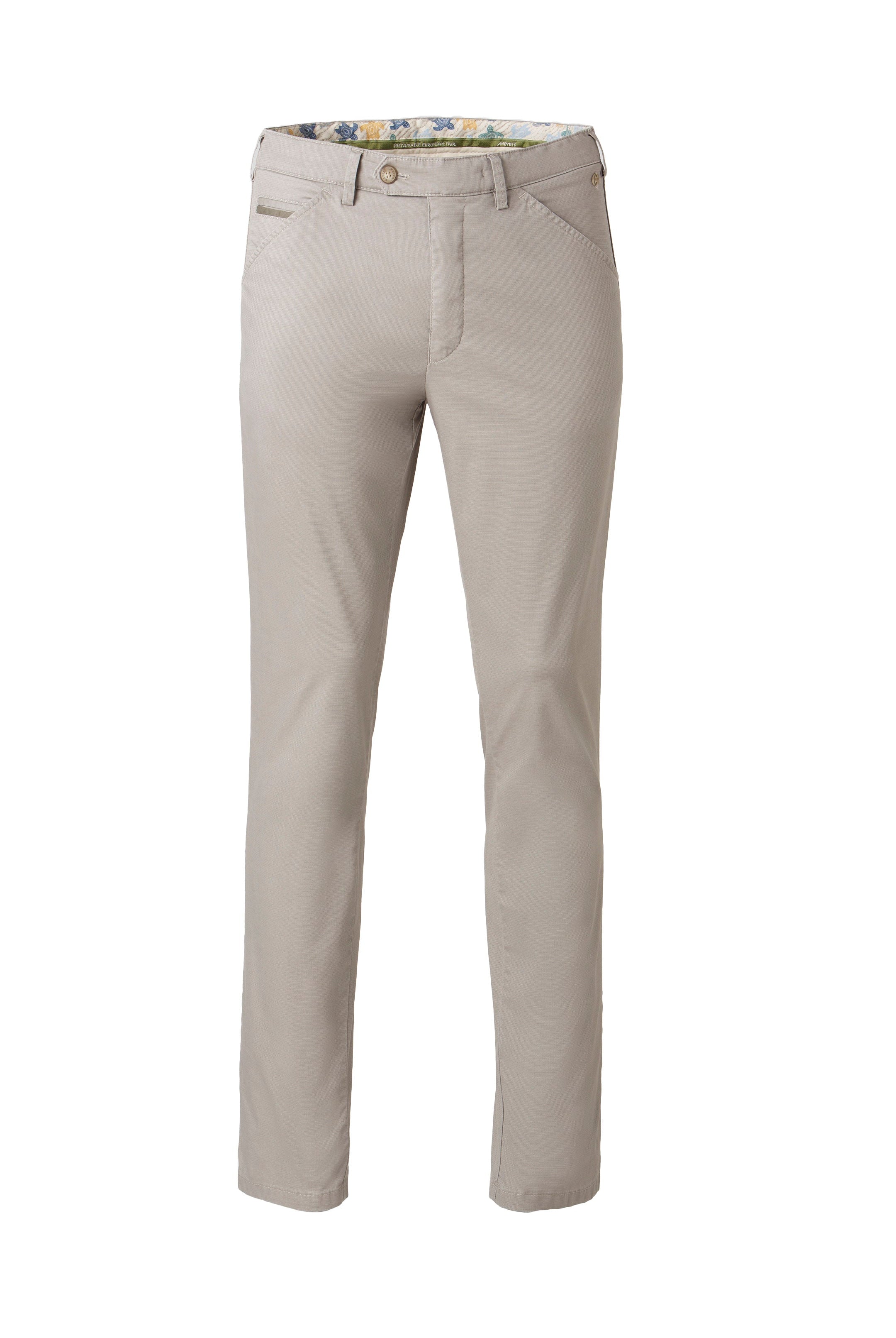 Meyer Chicago Fine Cotton Texture Chinos - Beige