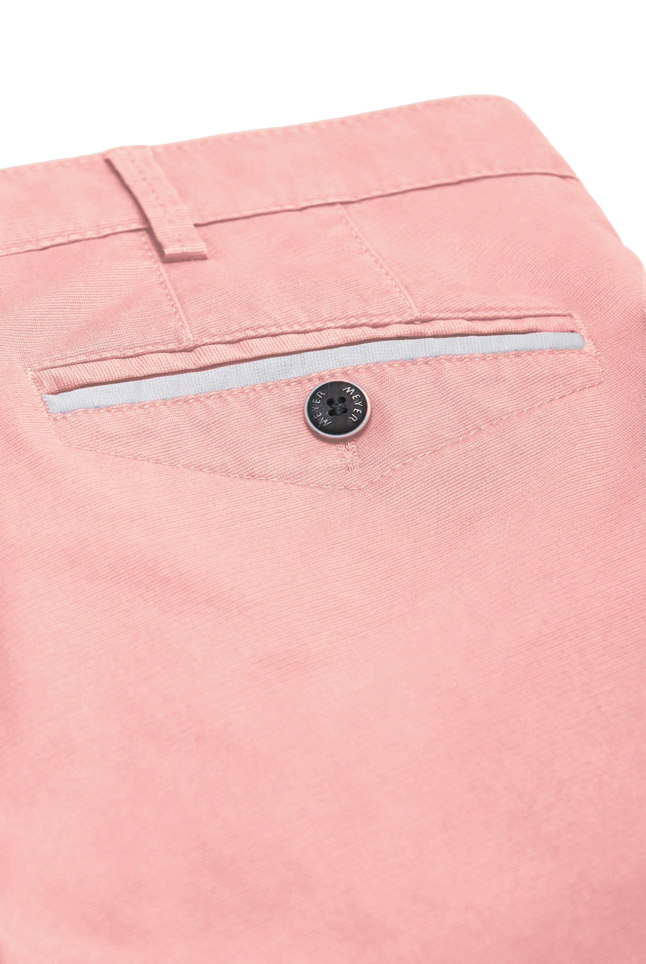 Meyer Chicago Fine Cotton Texture Chinos - Dusky Pink