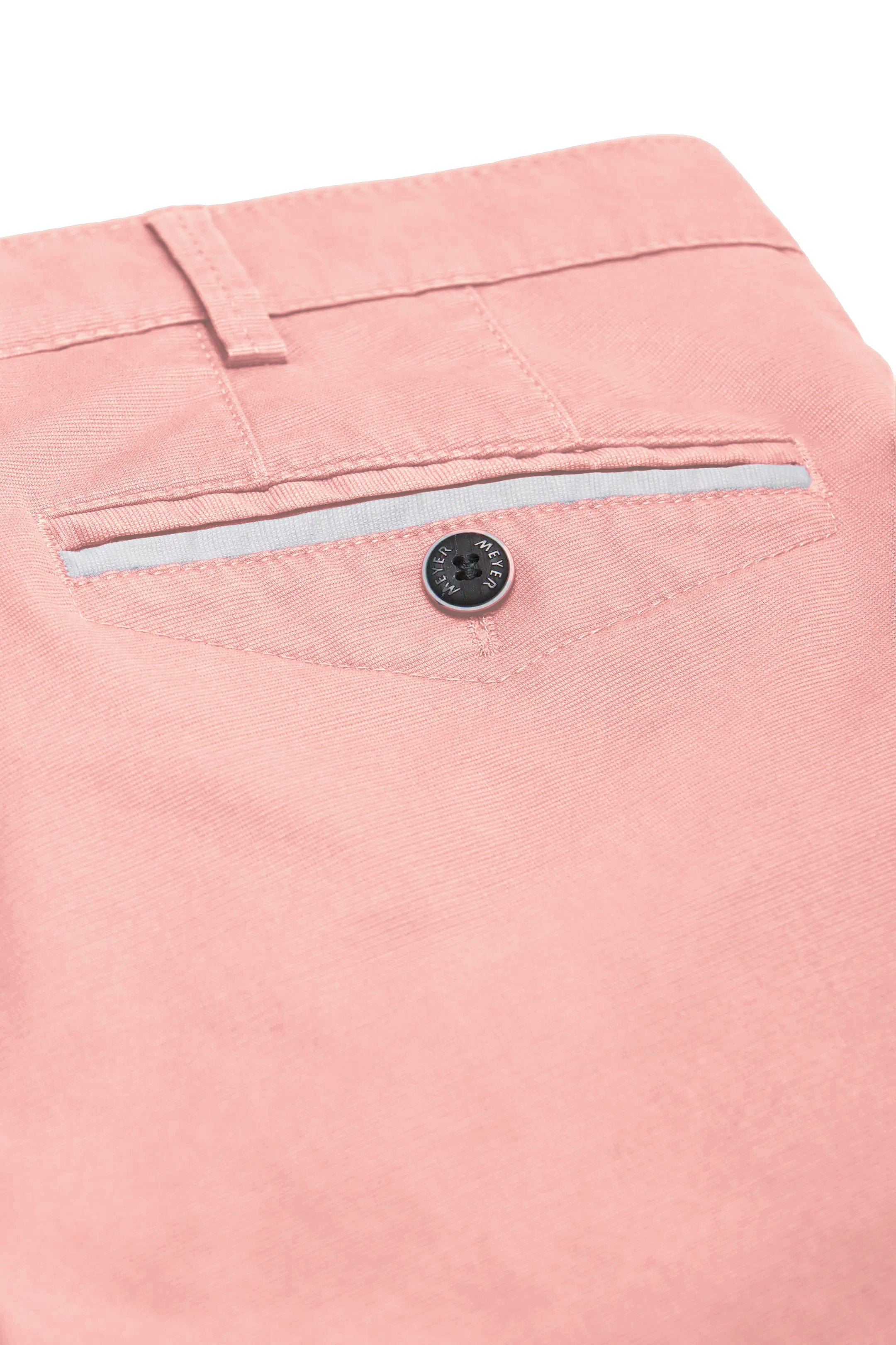 Meyer Chicago Fine Cotton Texture Chinos - Dusky Pink