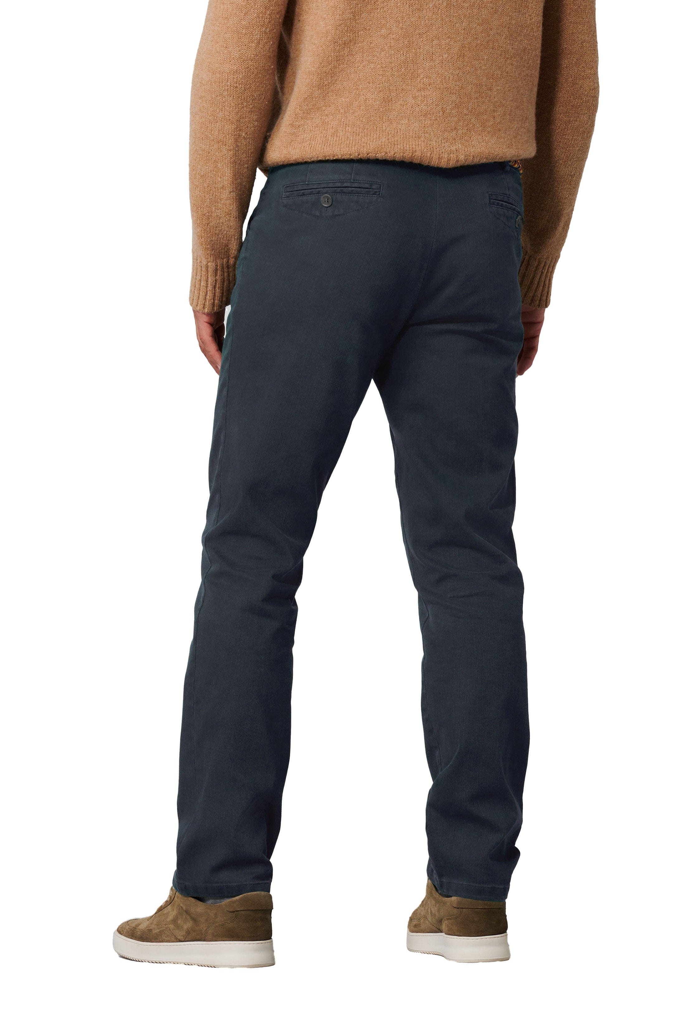 Meyer Chicago Flamme Double-Dyed Cotton Chinos - Navy