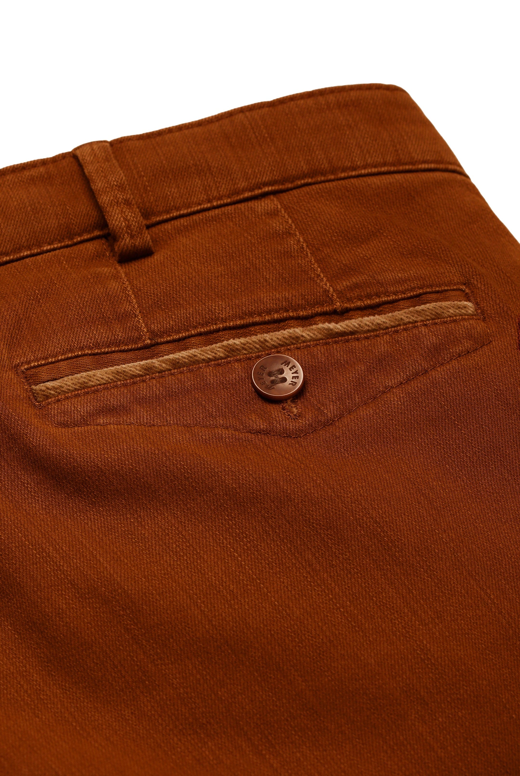 Meyer Chicago Flamme Double-Dyed Cotton Chinos - Pumpkin