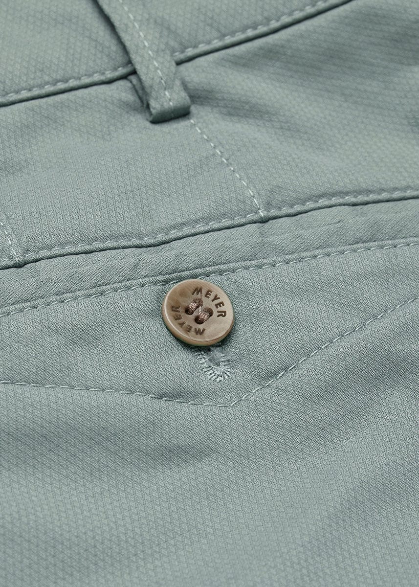 Meyer Chicago Micro-Structure Stretch Chino Trousers - Mint
