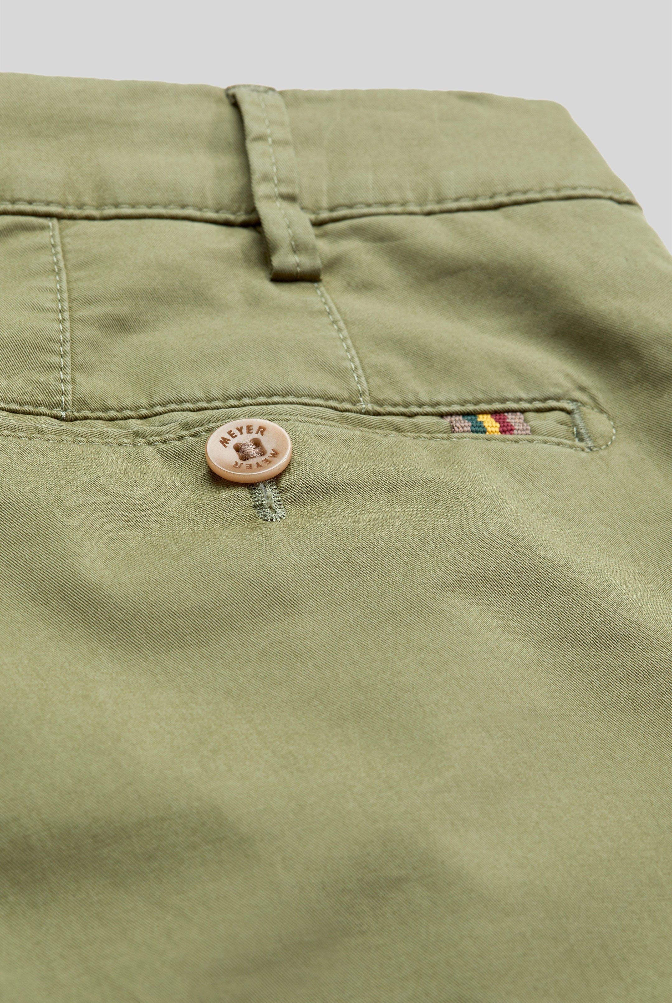 Meyer Cotton Stretch Shorts - Olive