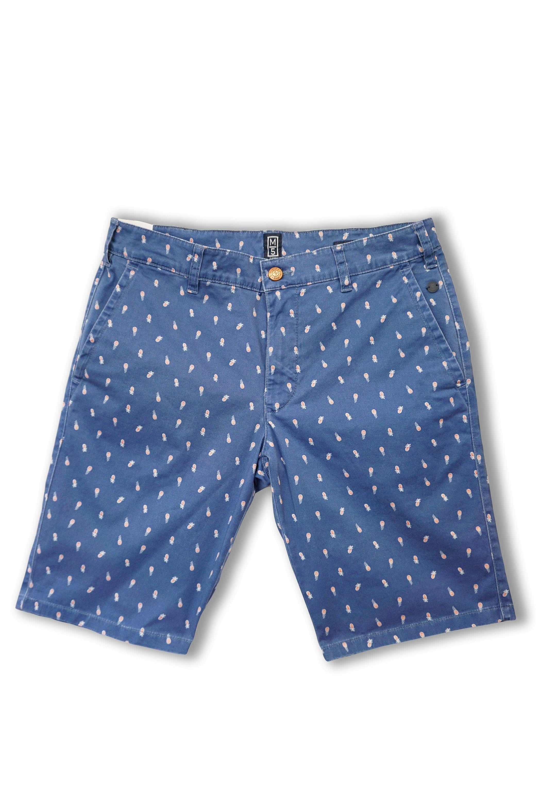 Meyer M5 Cotton Stretch Short - Pineapples