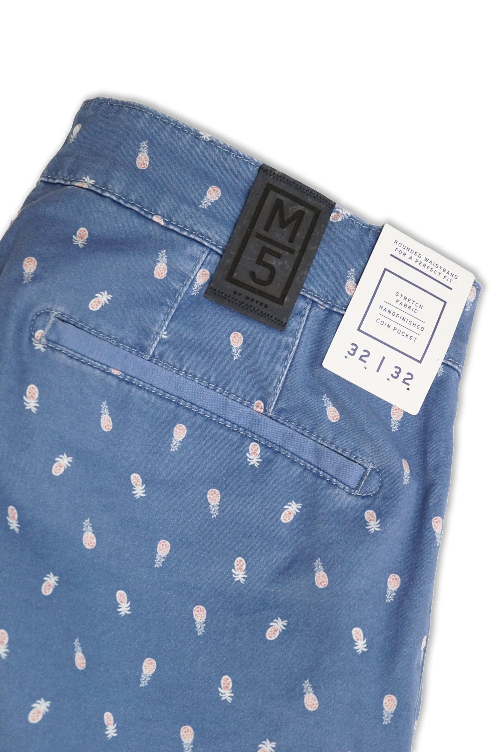 Meyer M5 Cotton Stretch Short - Pineapples