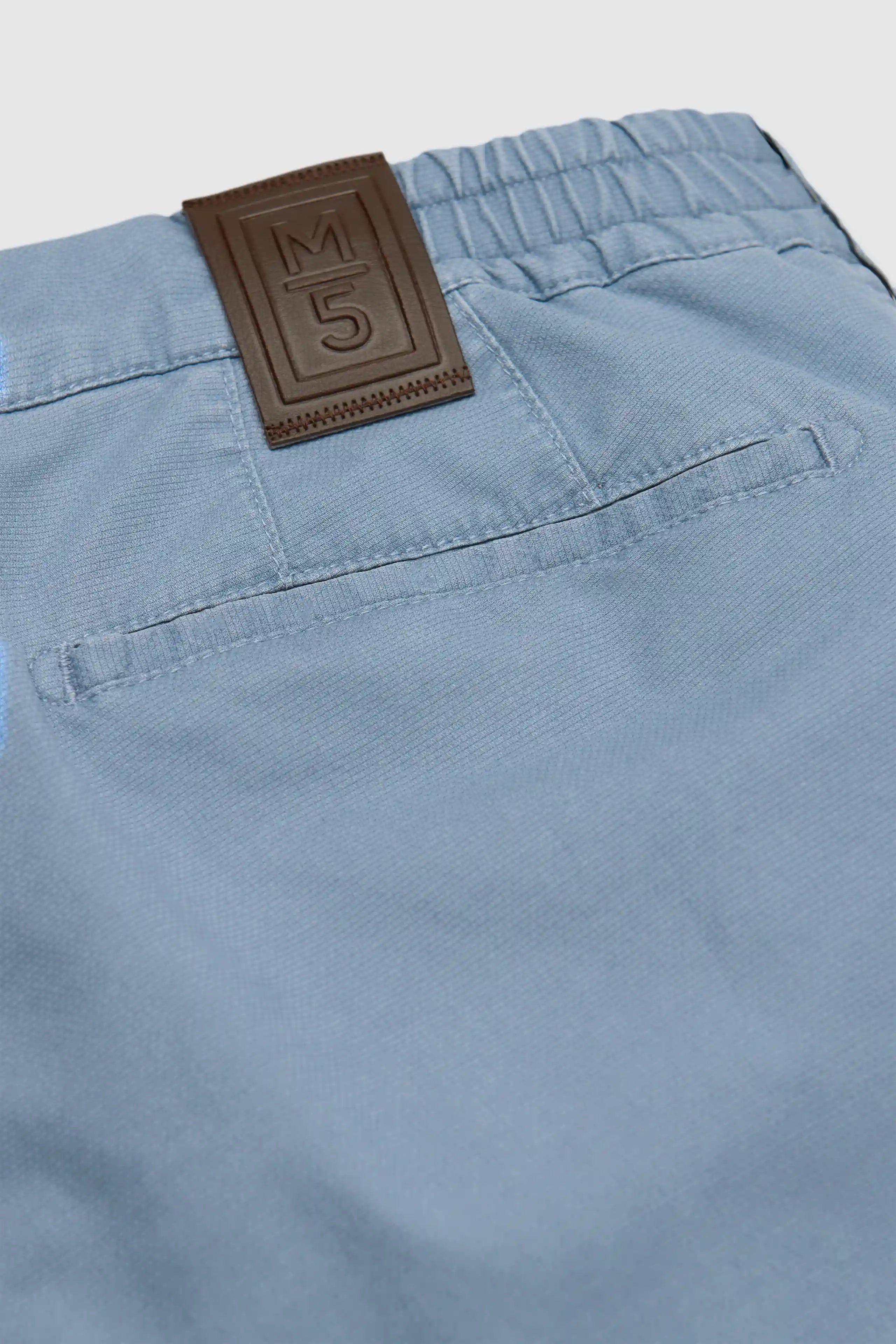 Meyer M5 Move Stretch Casual Chinos - Blue