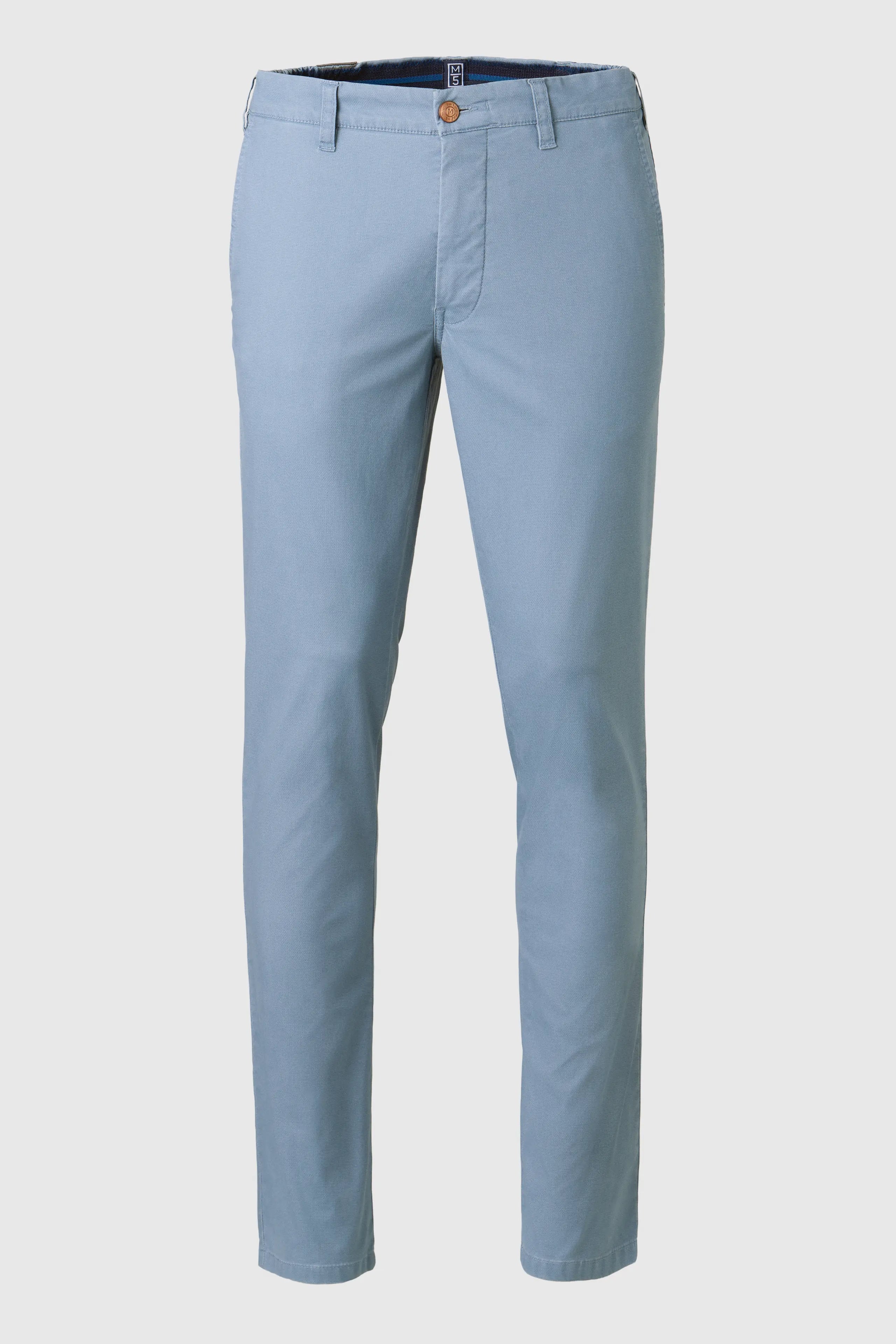 Meyer M5 Move Stretch Casual Chinos - Blue