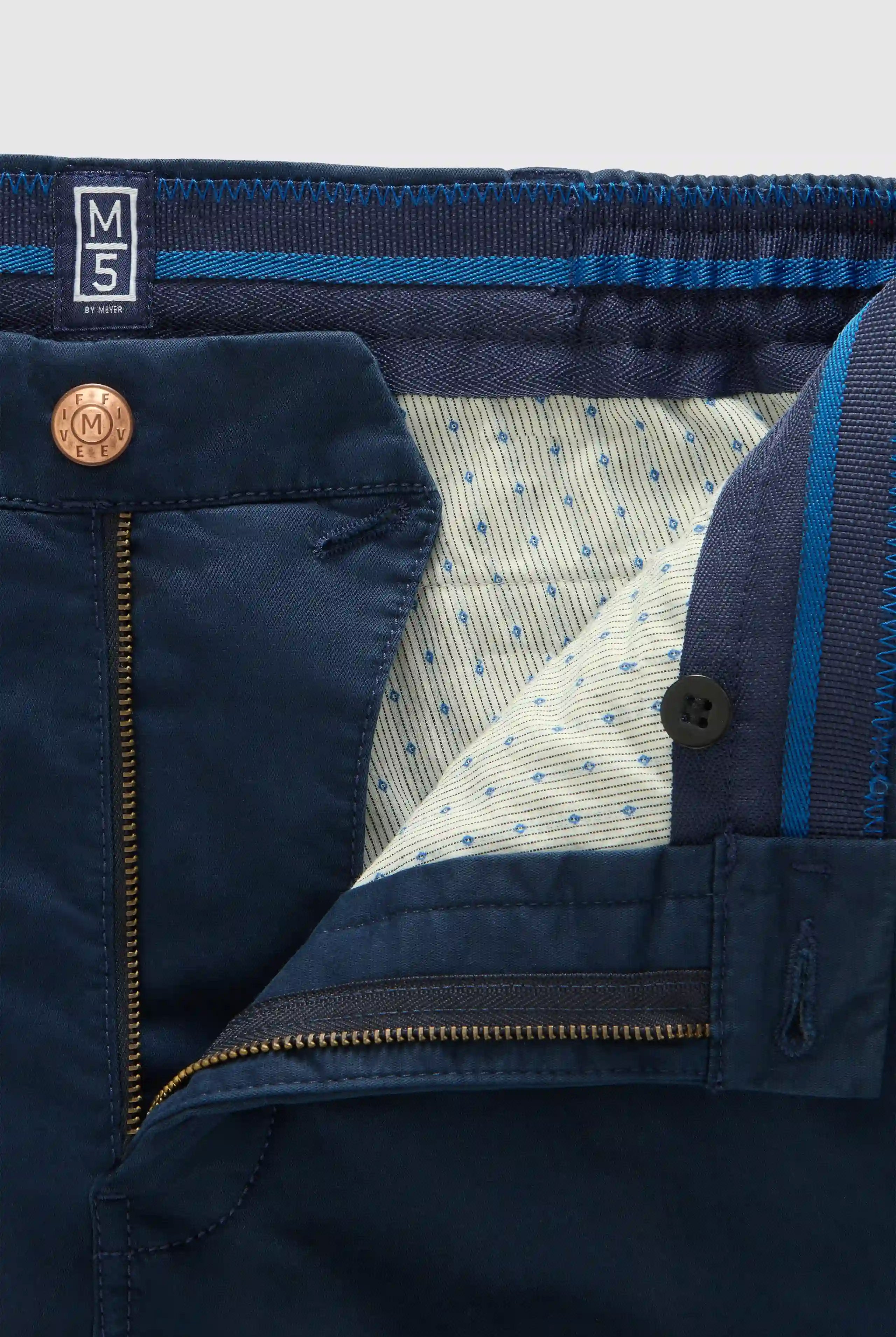 Meyer M5 Move Stretch Twill Shorts - Navy